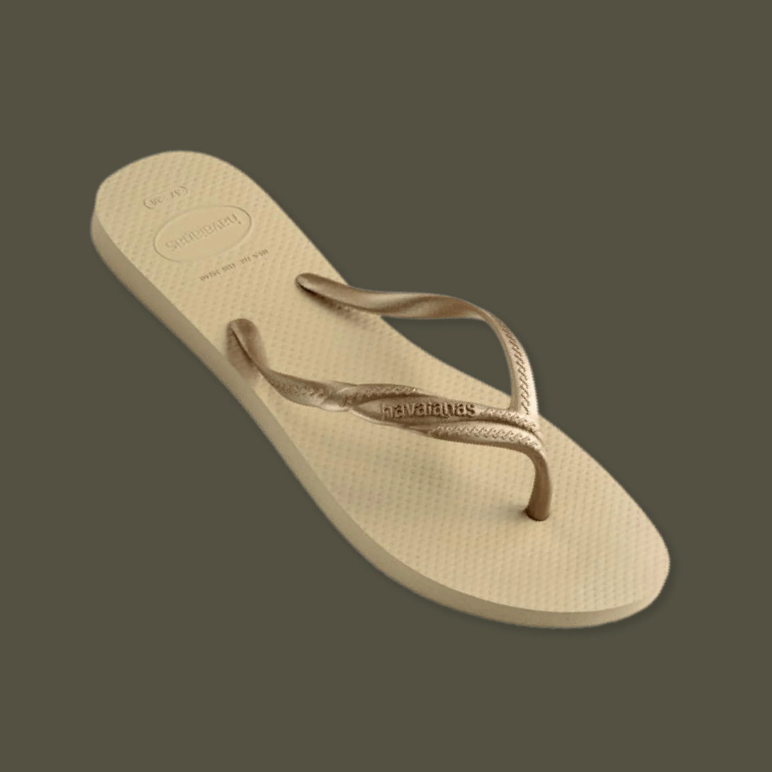 Havaianas Fantasia Damen Flip-Flops mit Metallic-Streifen