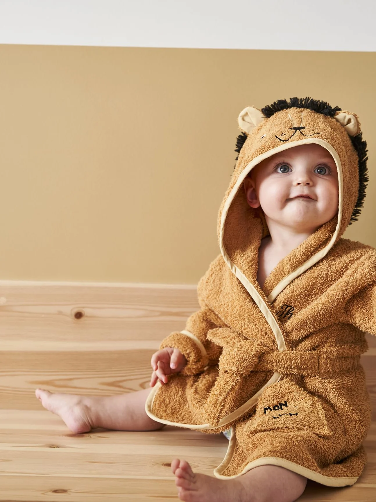 VERTBAUDET Peignoir bébé Lion