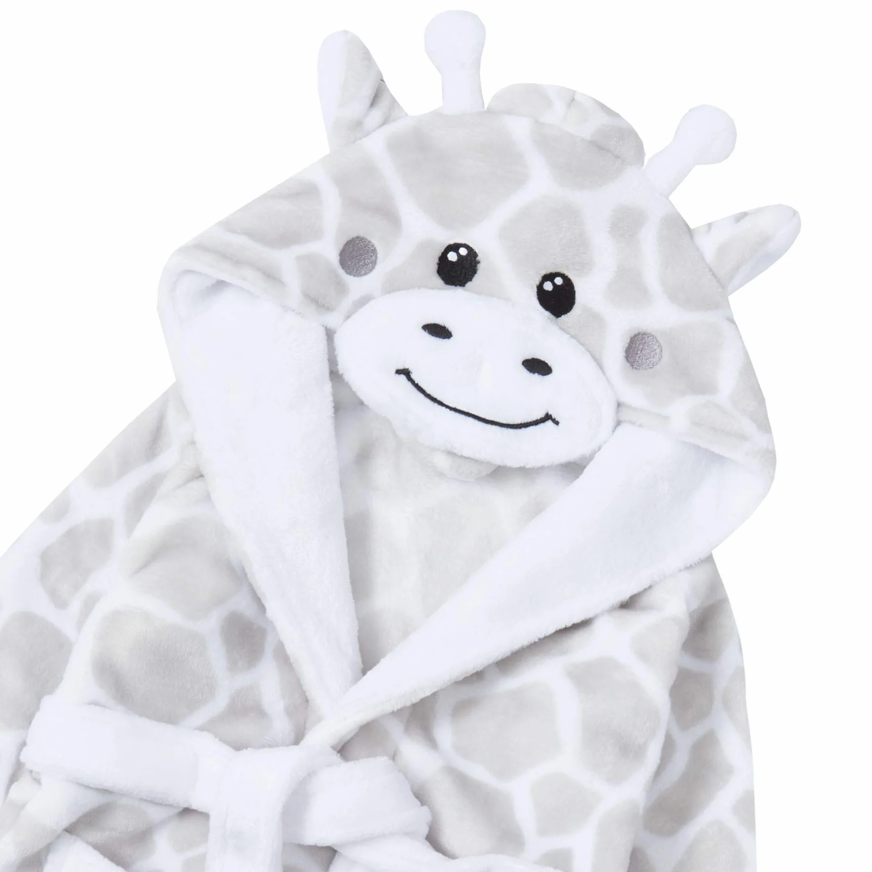 Robe de chambre à capuchon en molleton doux pour bébé enfant