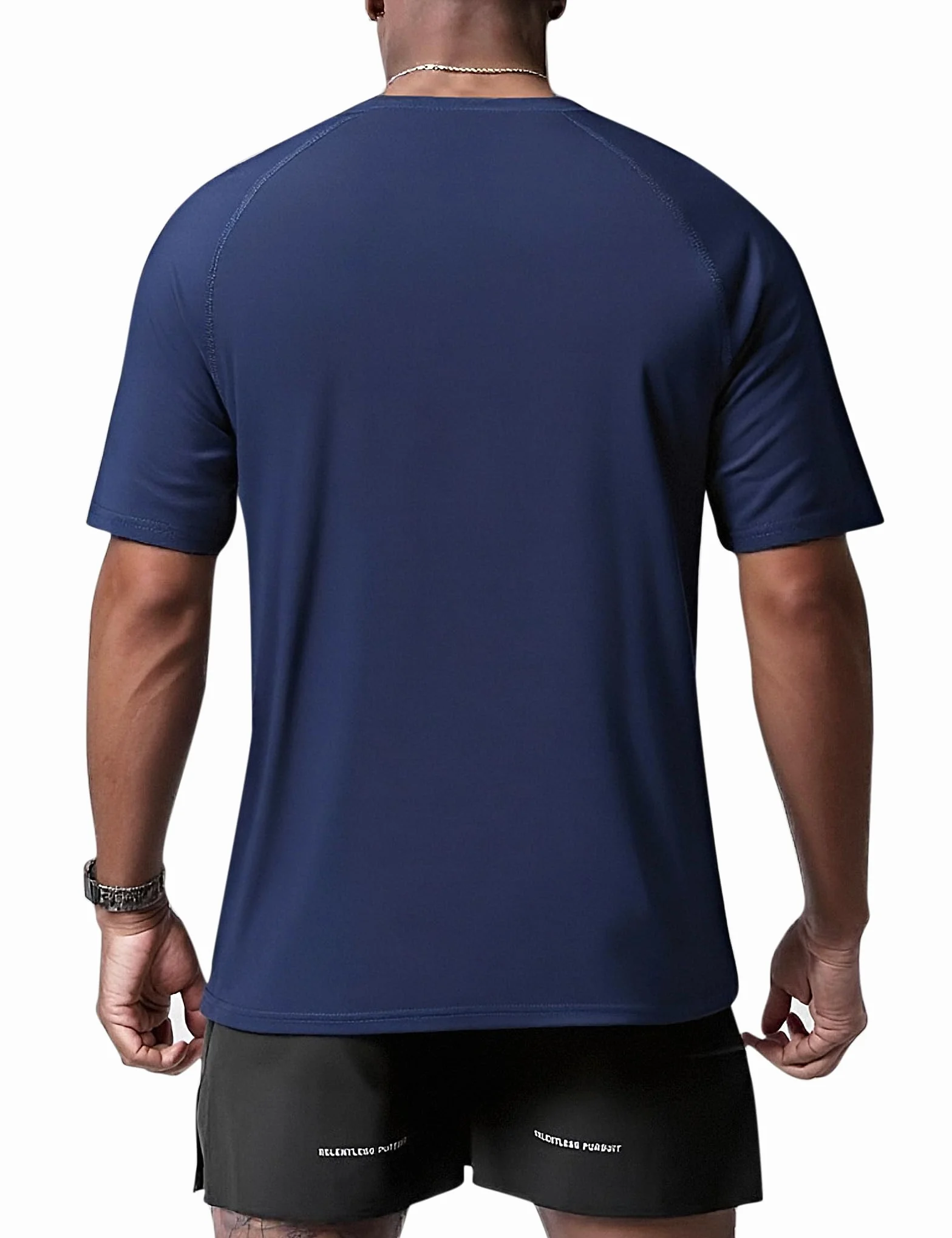Cimic T-Shirt Sport Homme Manches Courtes Fitness Séchage Rapide Respirant Running Gym Baselayer 5 Pack