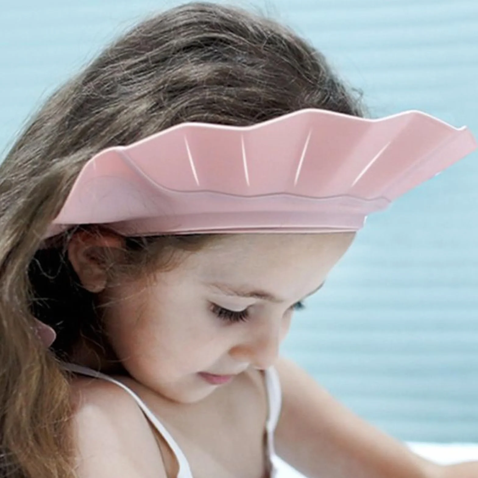 Visière De Bain Imperméable 2 Pièces Sangle Réglable Bouclier Doux Sécurisée Pour Adultes Natation
