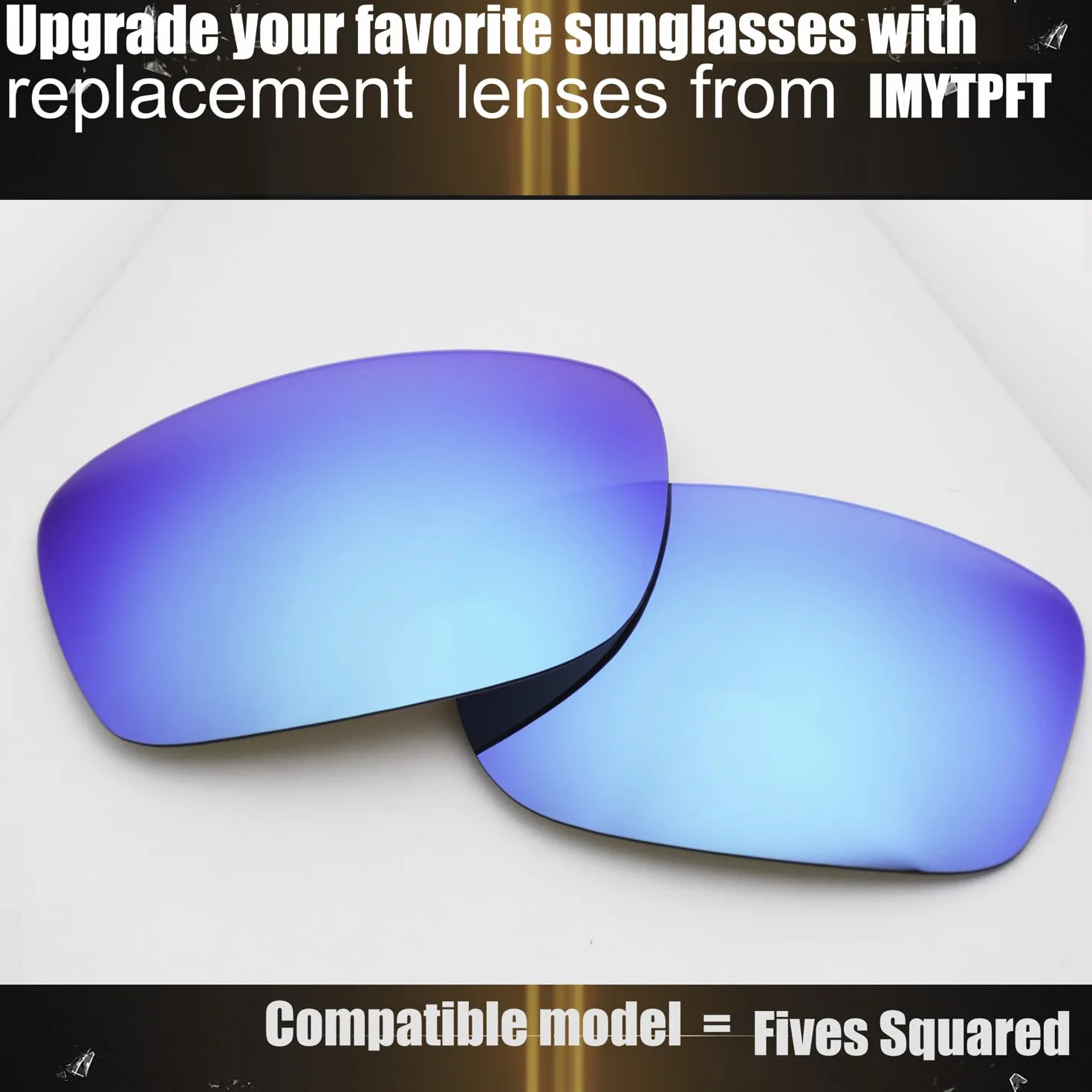 Oakleys Fives Squared Verres Polarisés Lot de 2 Bleu Taille Unique