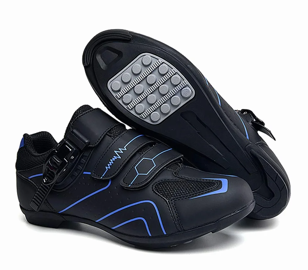 Earnmore Chaussures de Cyclisme Antidérapantes en Fibre de Carbone Respirantes, Chaussures de Vélo de Route et Montagne