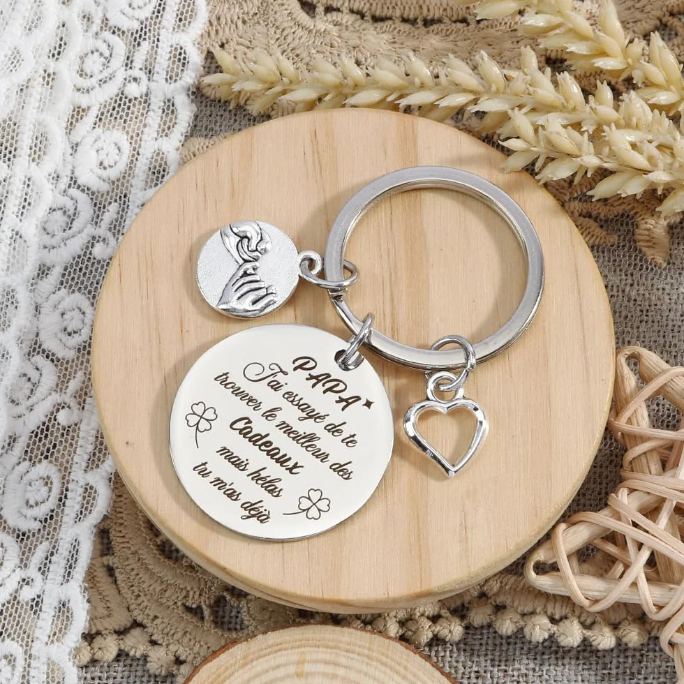 Porte Clef Papa Cadeau Fête Des Pères Idée Cadeau Anniversaire Papa