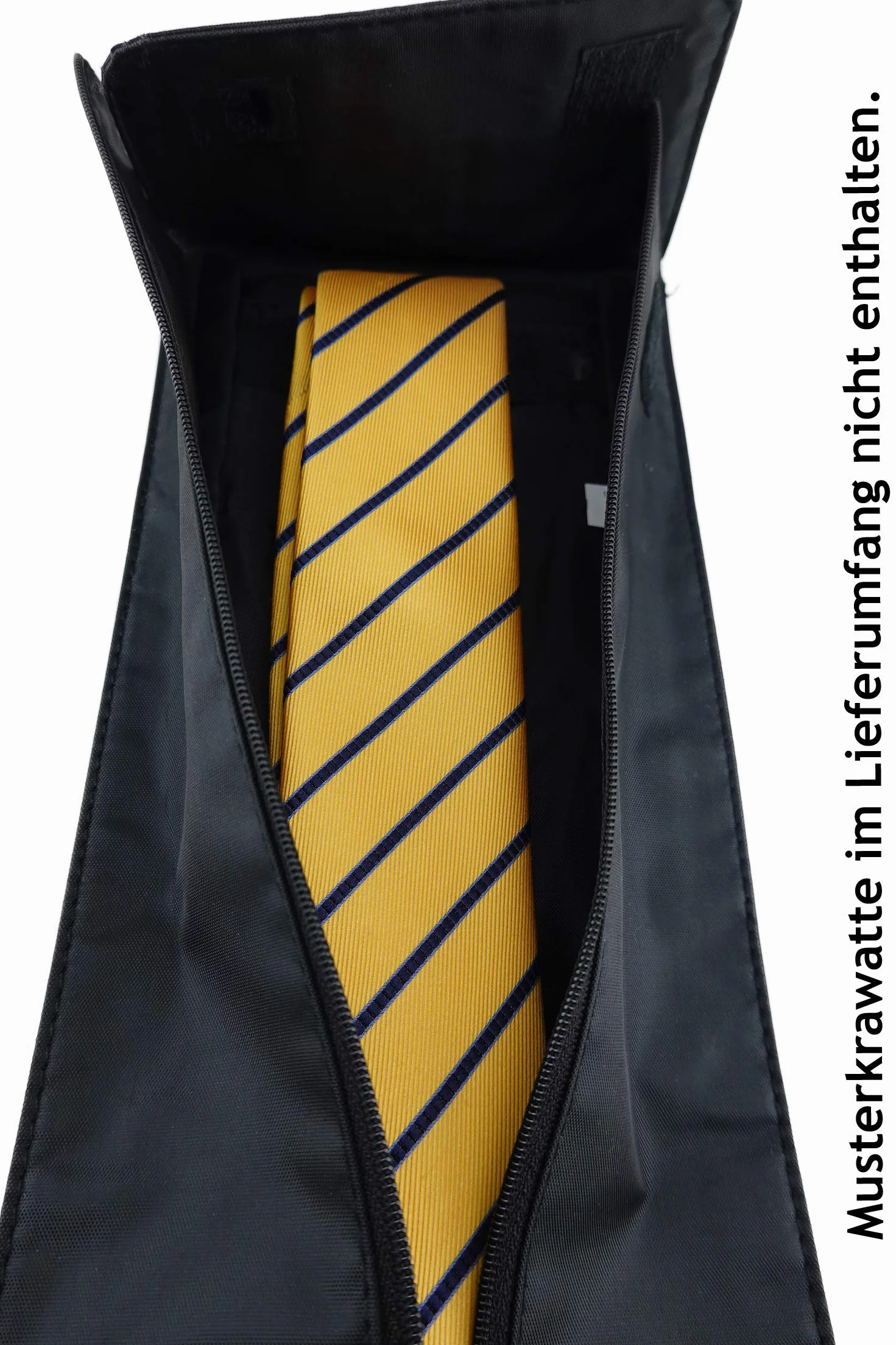 TigerTie Sac de rangement pour cravate étanche noir 42x14.5x3.5 cm