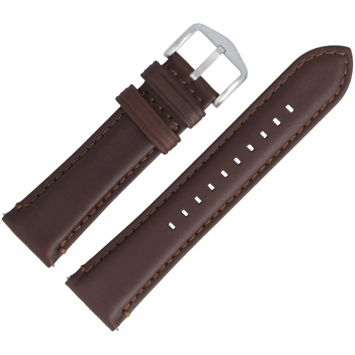 Fossil 22mm Cuir Marron Bracelet de Montre FS-4735