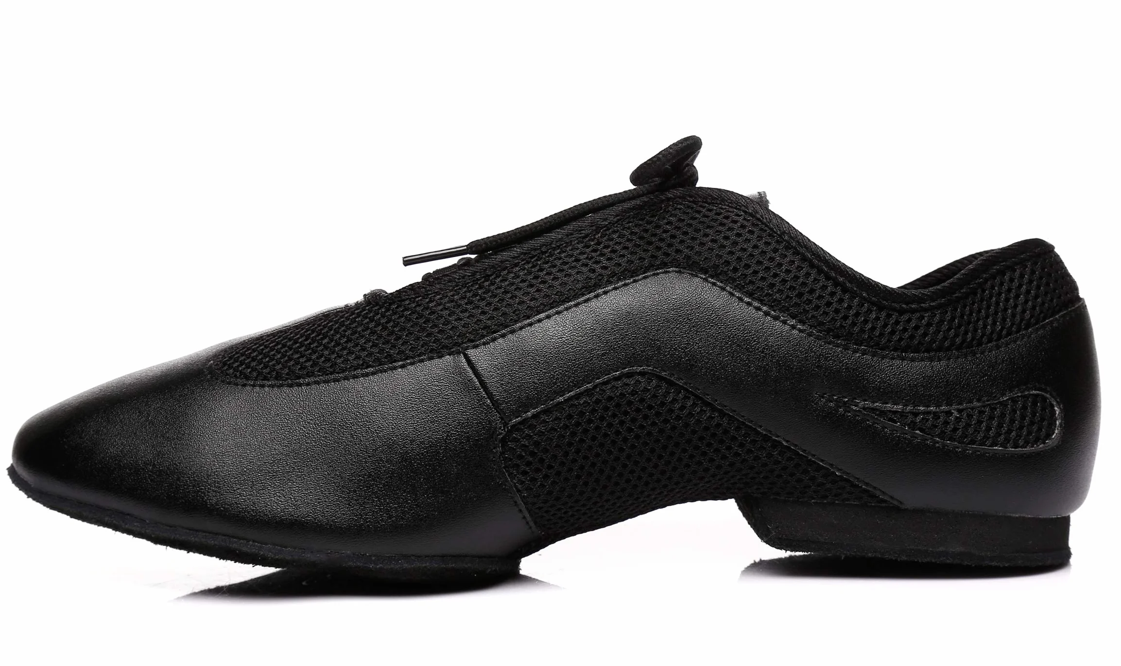 L400 Chaussures de danse latine à lacets en maille synthétique homme