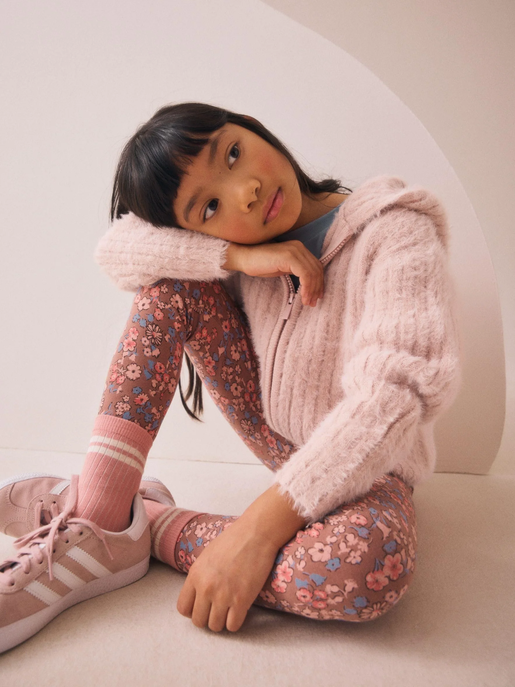 NEXT Fille Sweat à Capuche Duveteux Zippé