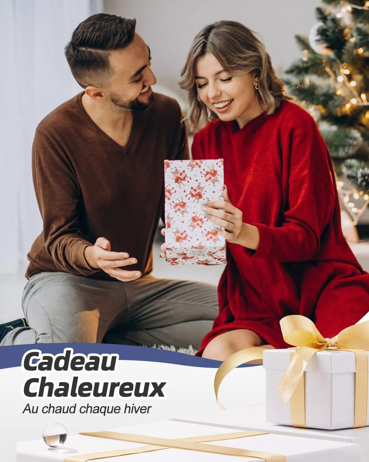 Couverture surdimensionnée à Capuche avec Grande Poche pour Homme Adulte