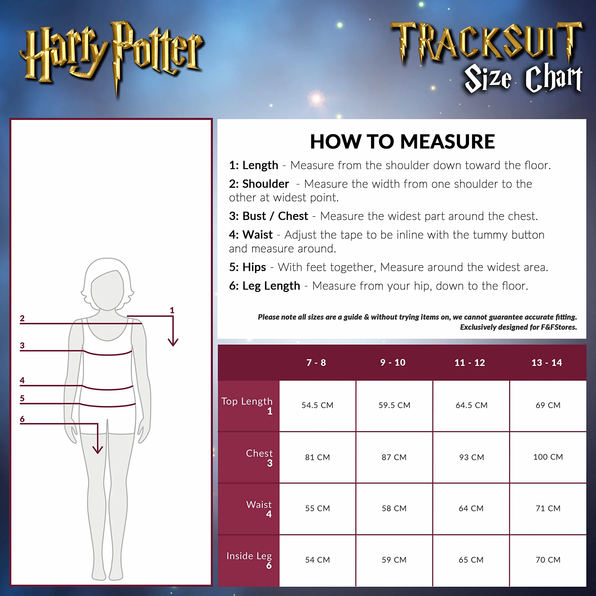 Harry Potter Survêtement Fille Ensemble Jogging Enfant 7-14 Ans