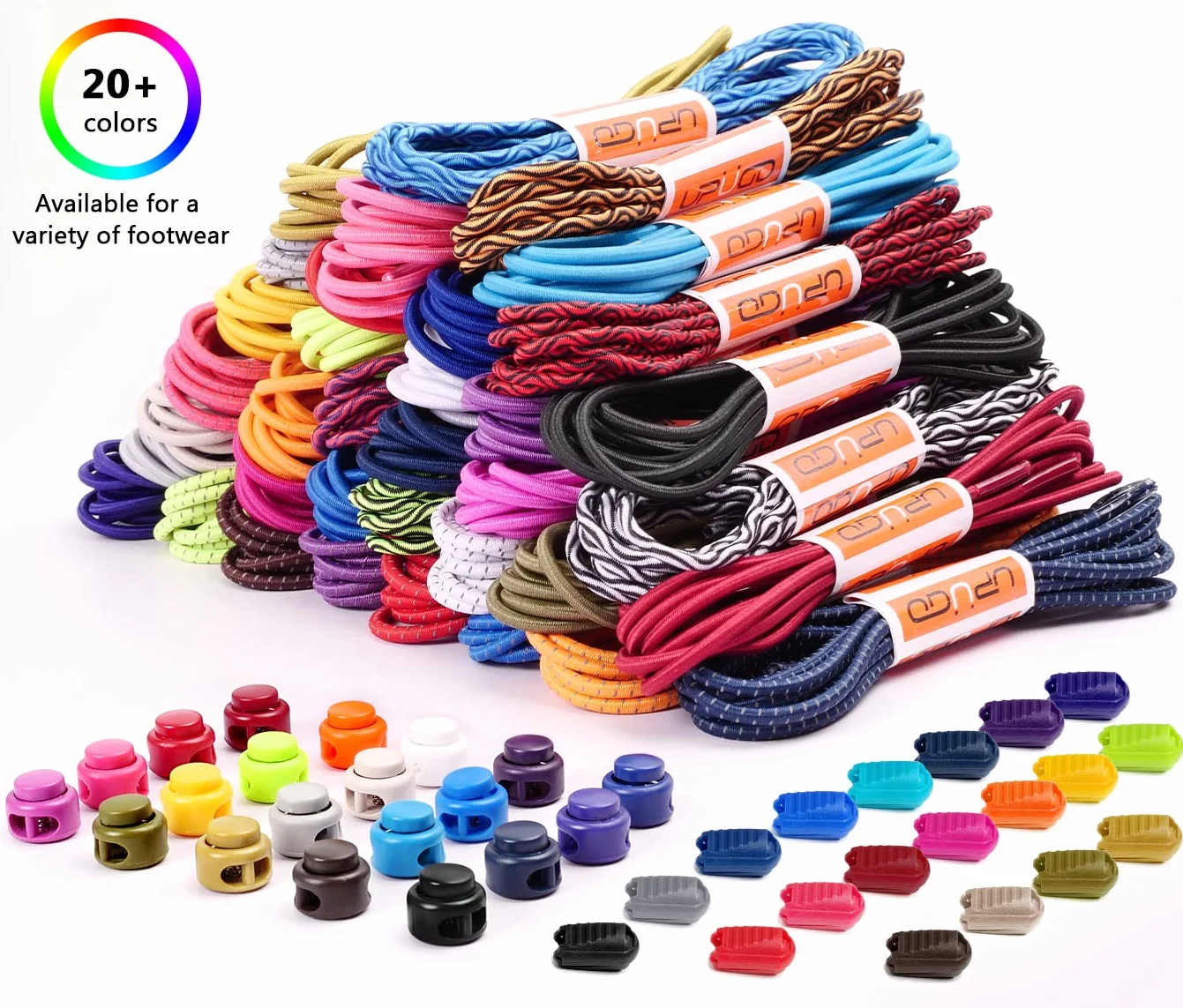 UpUGo lacets élastiques sans laçage taille unique adultes