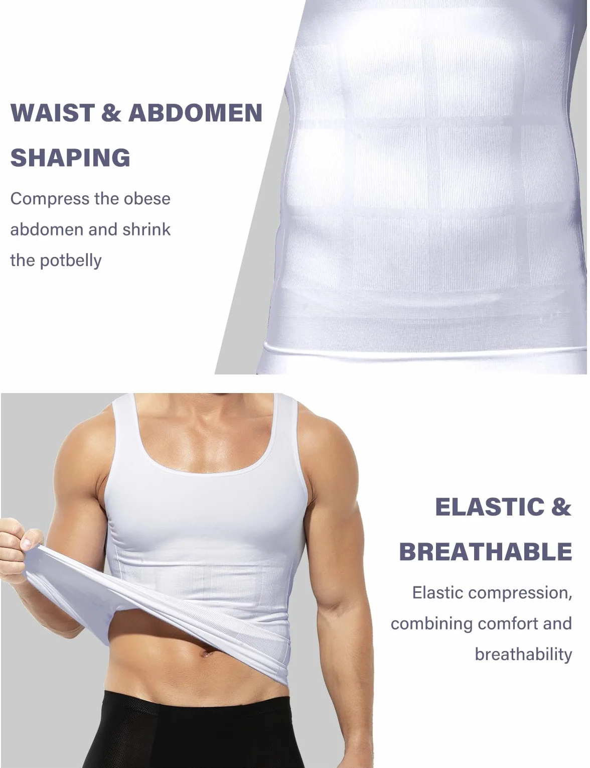 Débardeur Gainant et Sculptant Homme Compression Musculation