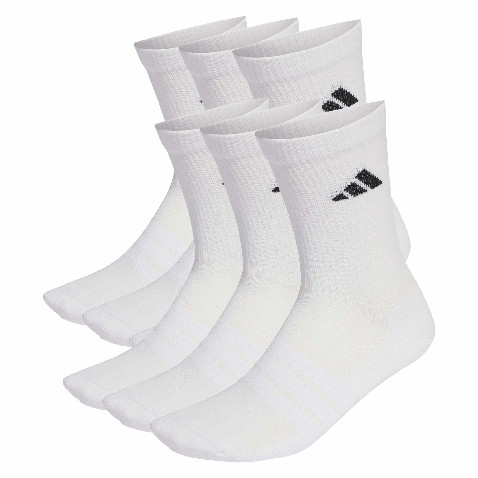 adidas Chaussettes matelassées mi-mollet 6 paires