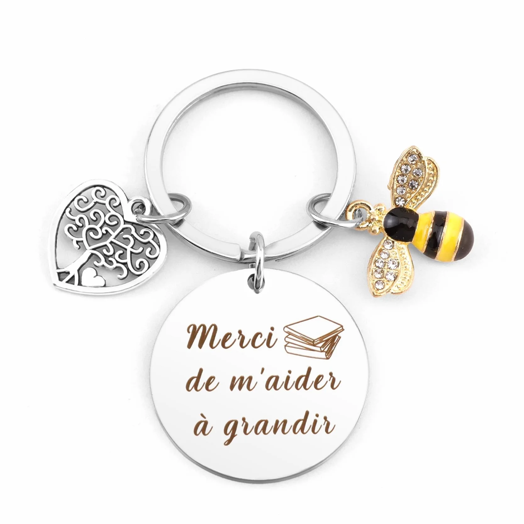 Porte Clef Merci Maitresse D'école Fin D'année Cadeau