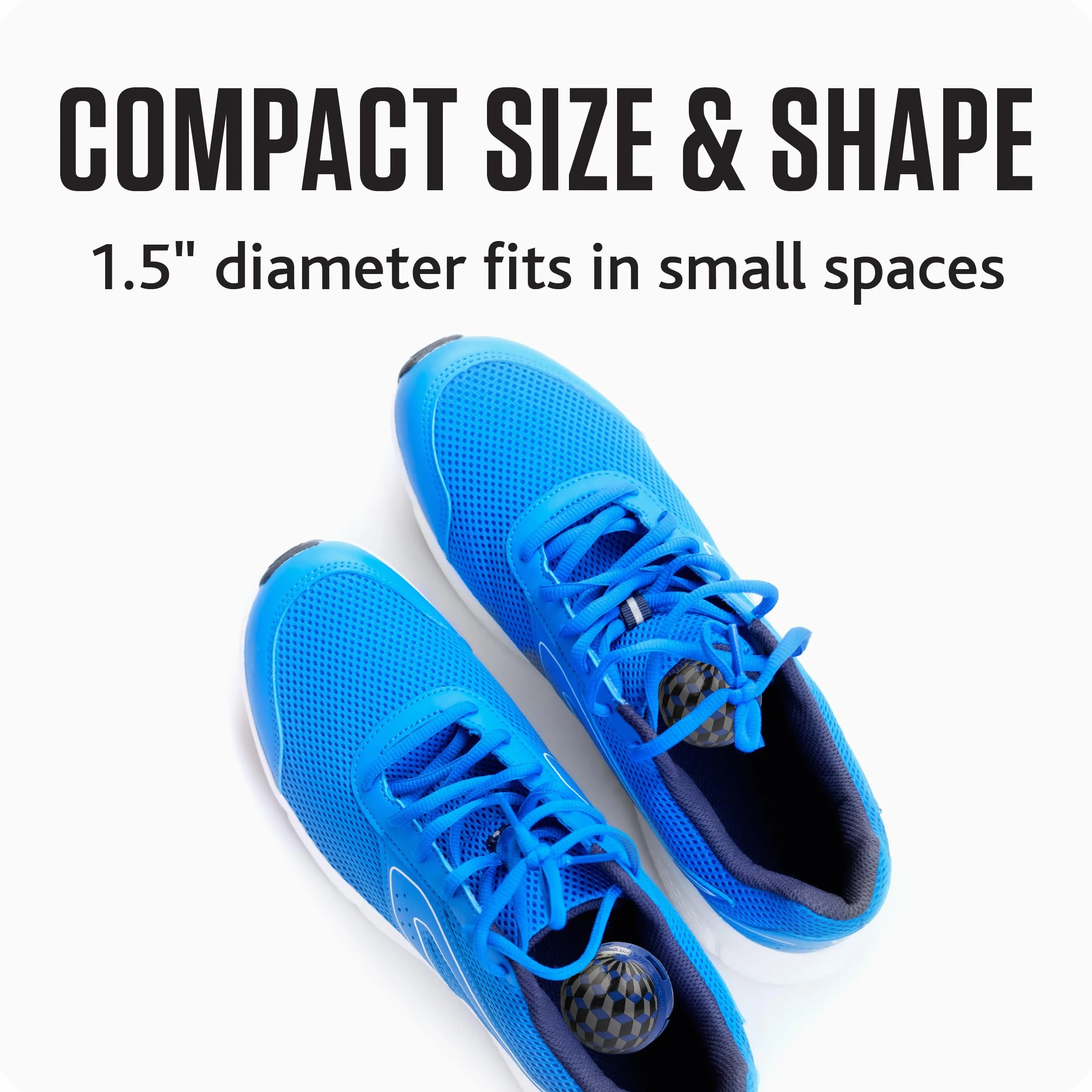 Désodorisant Pour Chaussures Sneaker Balls – Éliminateur D'Odeurs, Parfum Frais 90 Jours, 3,8 cm