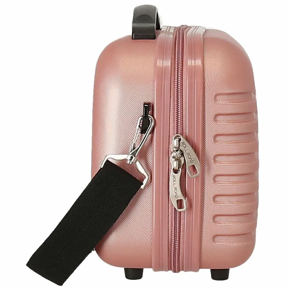 Trousse de Toilette Adaptable Rigide ABS Rose 29 x 21 x 15 cm 9,14 l