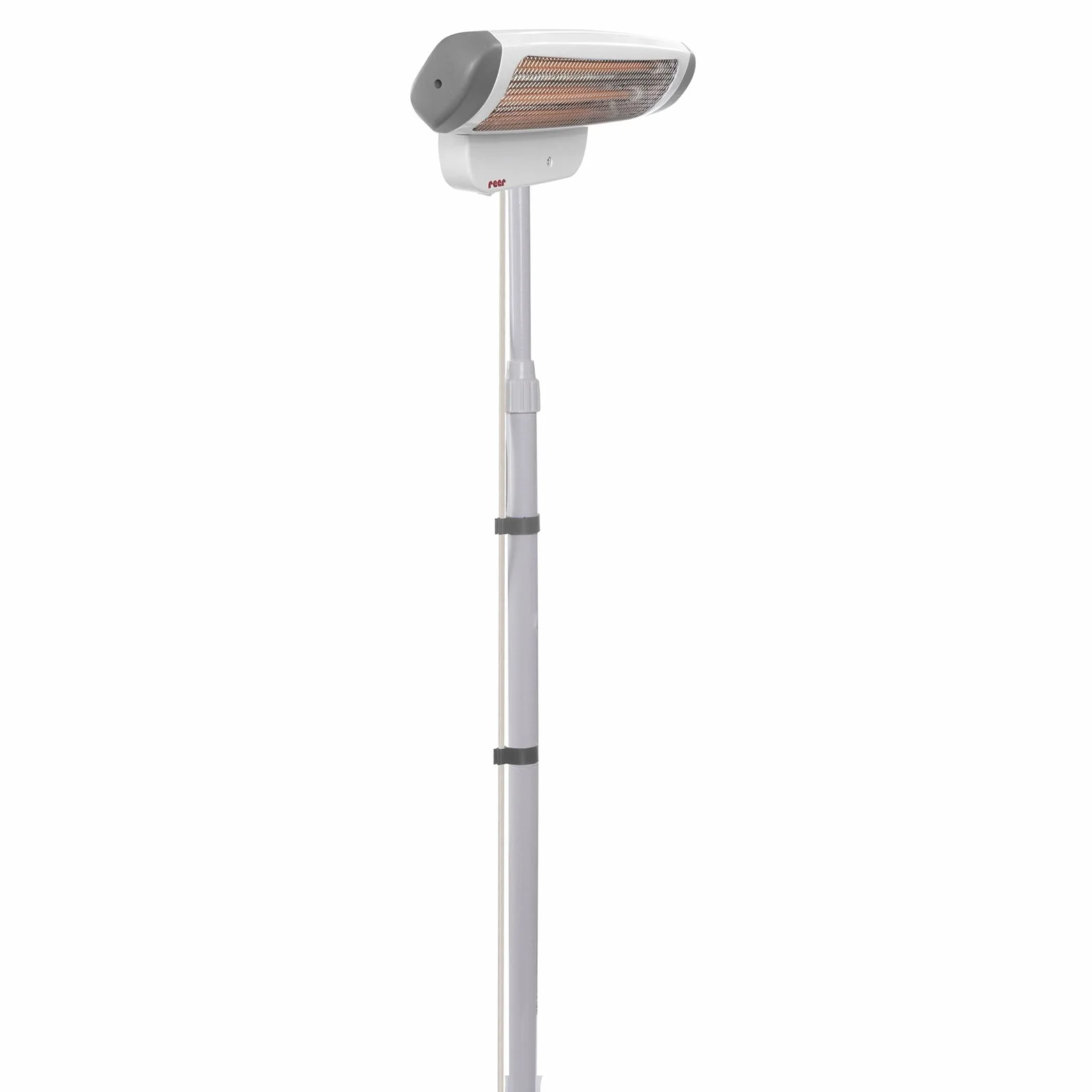 reer Le radiateur thermique 2en1 chauffage rayonnant, blanc/gris