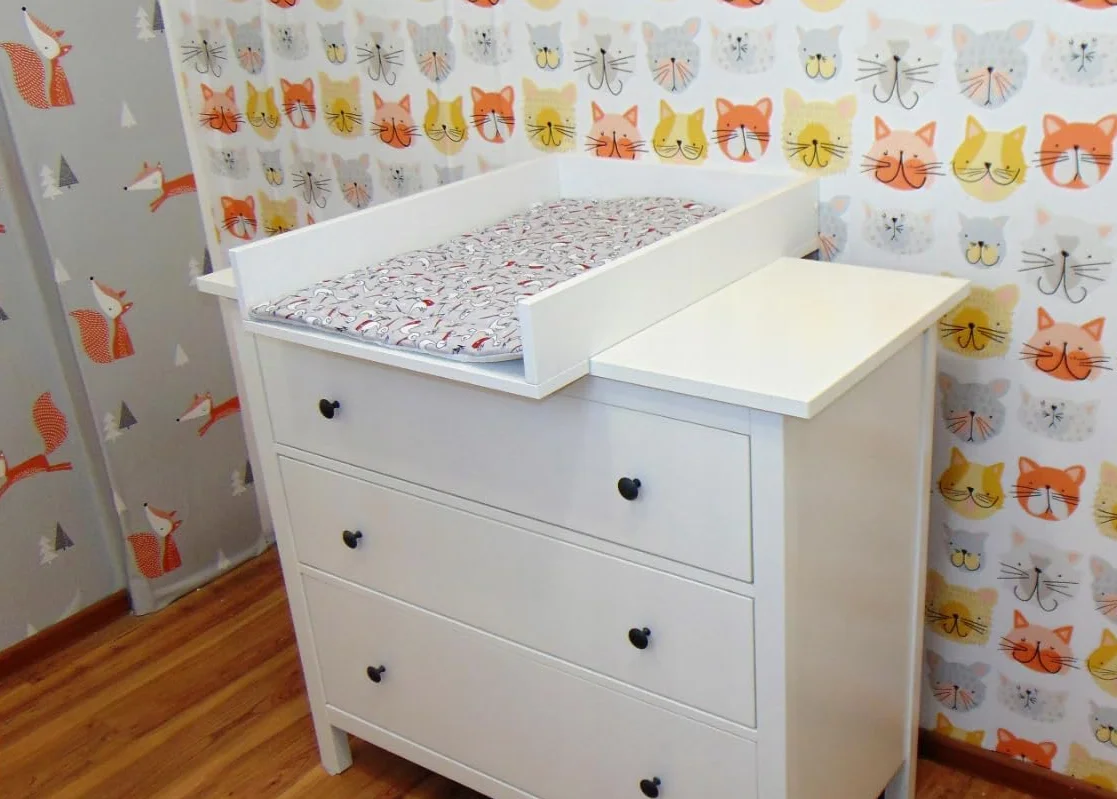 Plan à Langer IKEA Koppang Extension Commode 46 cm Amovible Vert 72 x 54 cm