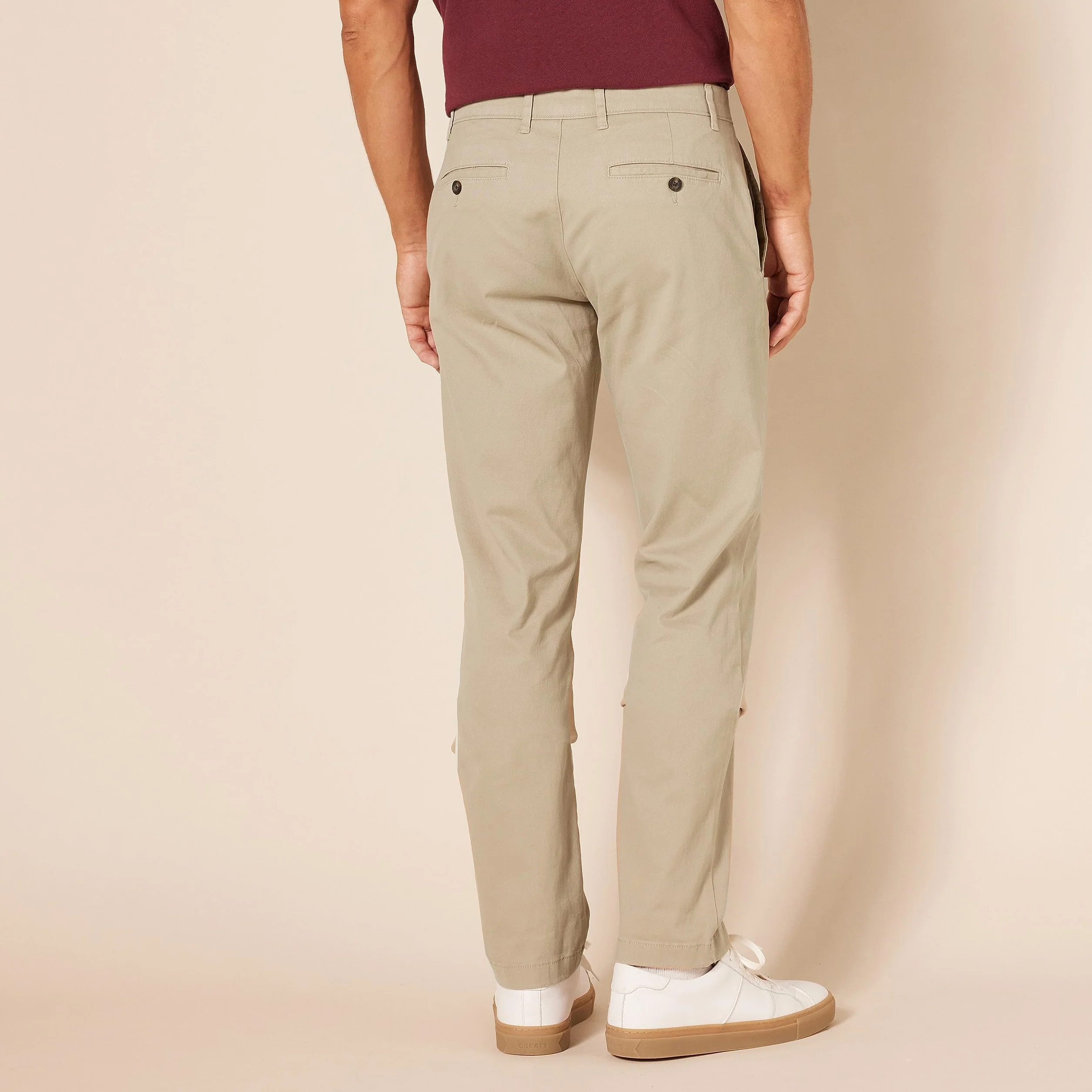 Amazon Essentials Pantalon Chino Décontracté Coupe Ajustée Homme