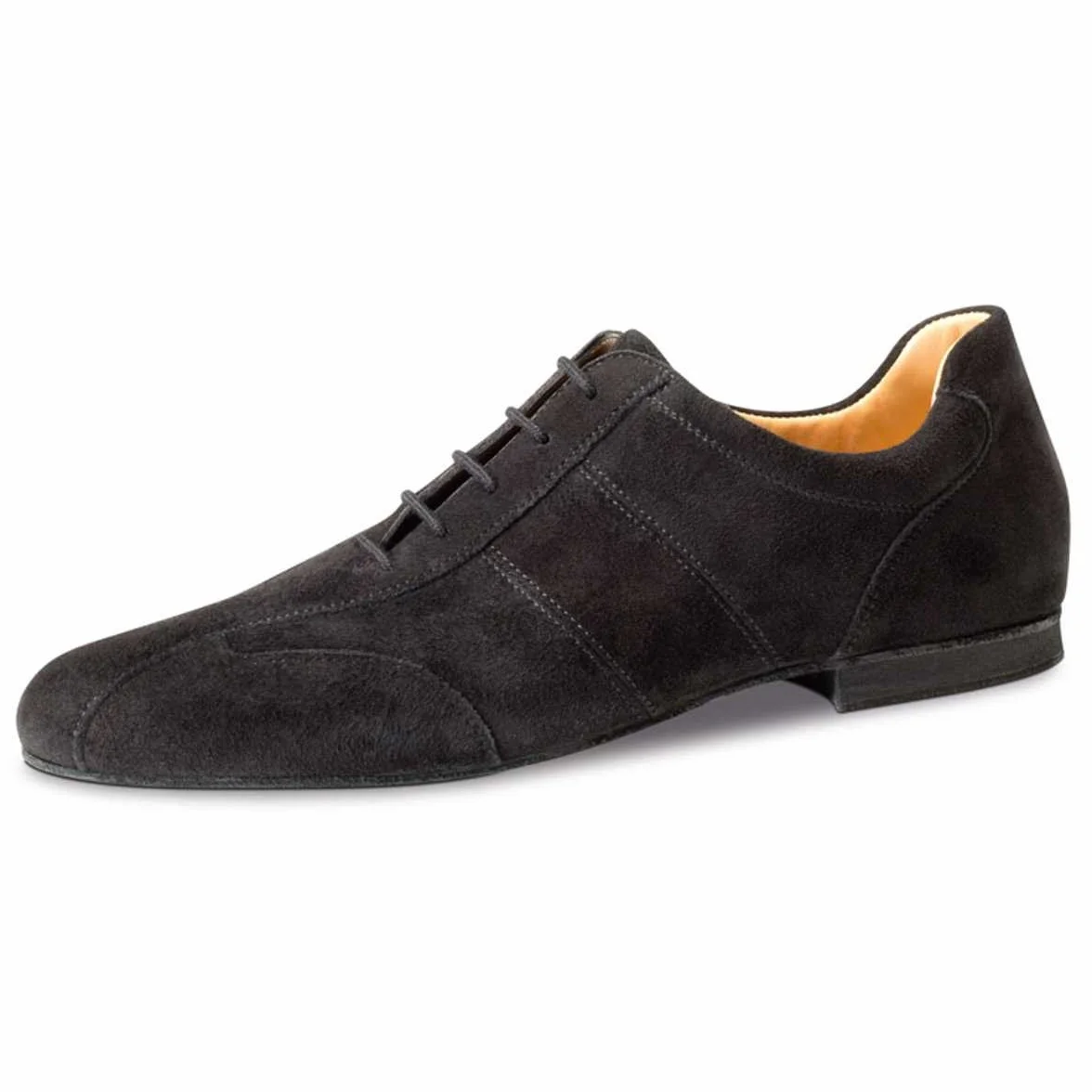 Werner Kern Hommes Chaussures de Danse 28045 Suéde Noir 1,5 cm Micro-Heel