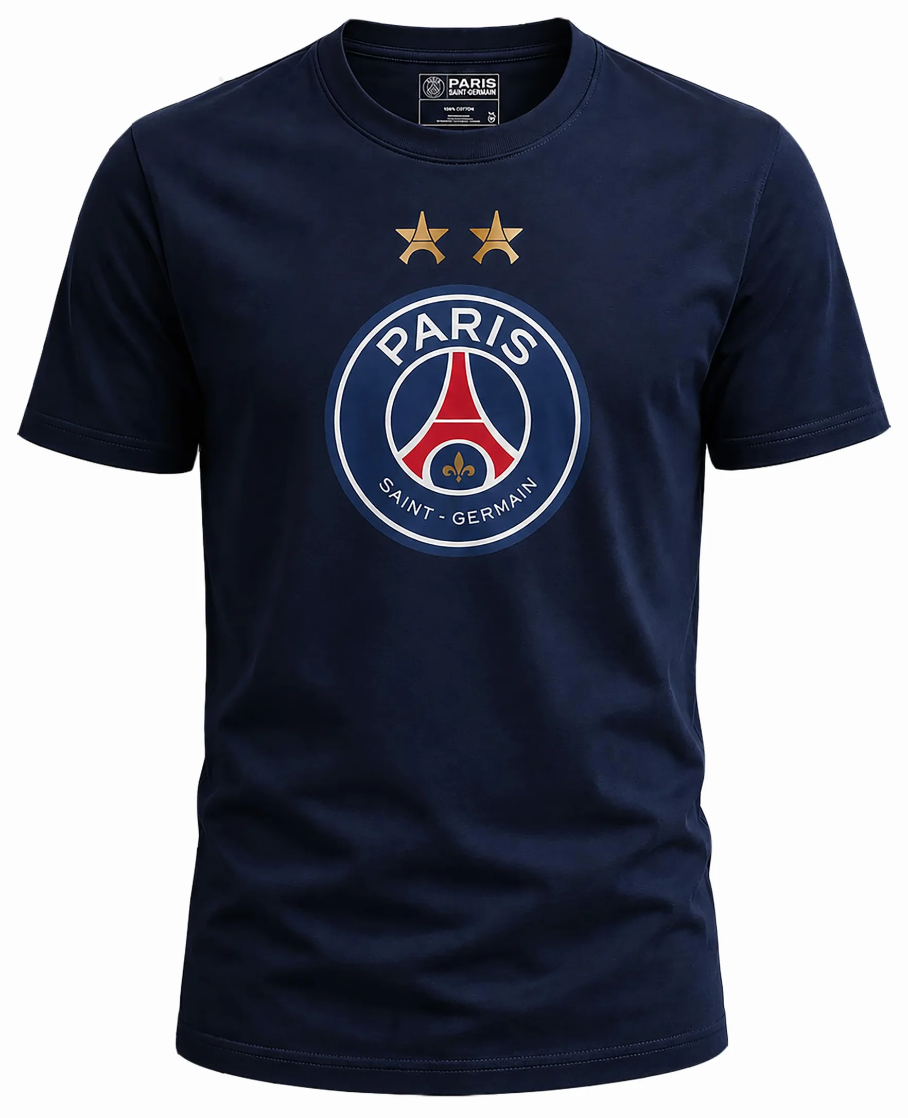 Paris Saint Germain PSG T-Shirt 2 étoiles Collection Officielle