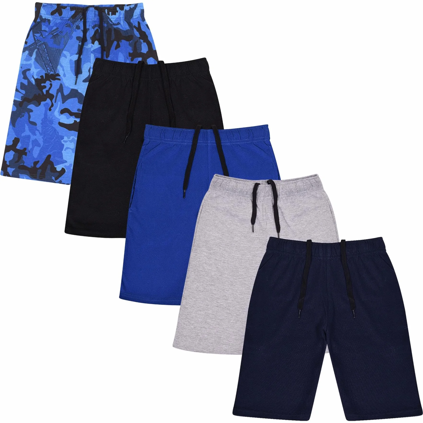A2Z 4 Kids Garçons Shorts Coton S'étirer Casual Été Longueur au Genou Âge 5-13 Ans