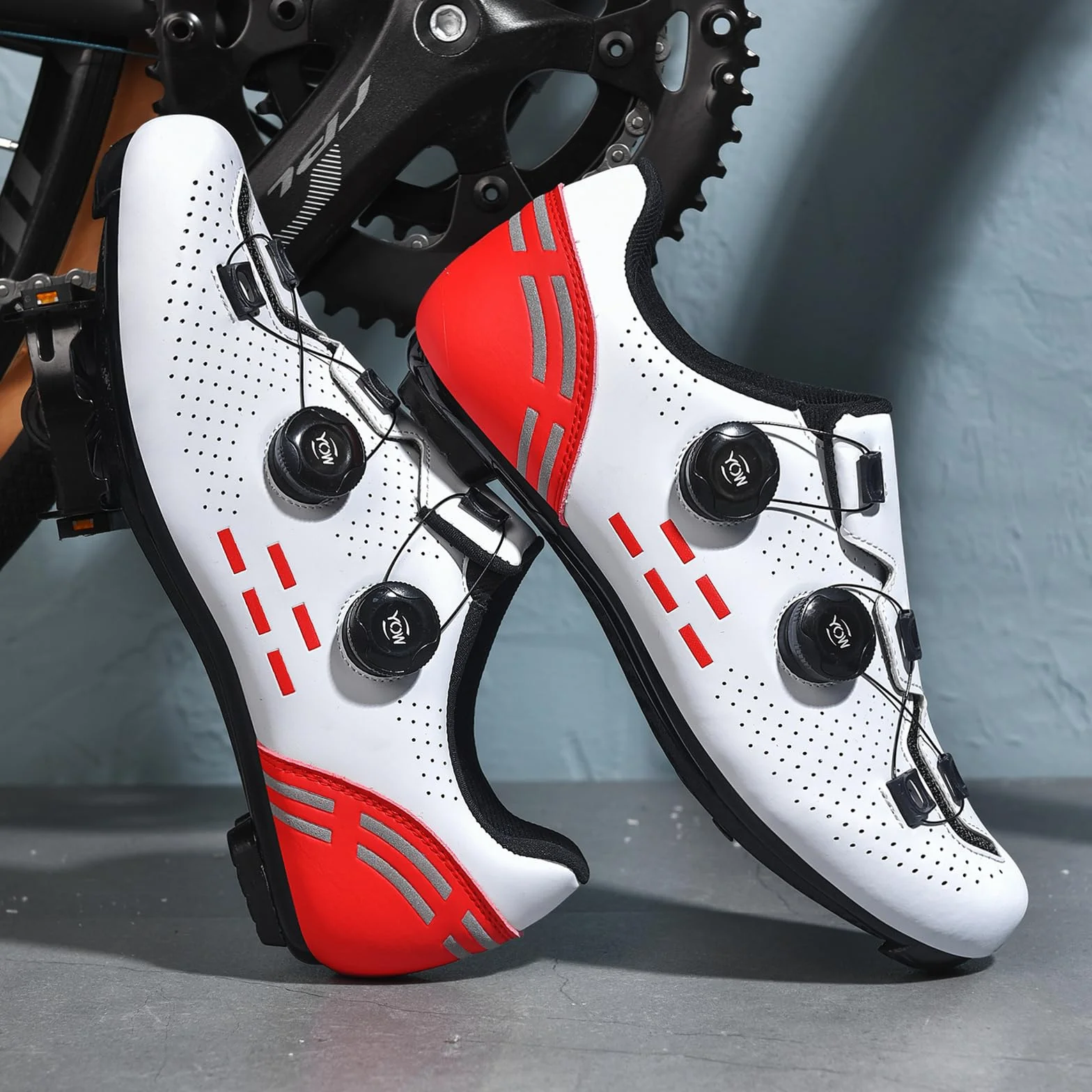 Chaussures de Cyclisme Hommes Compatibles SPD Delta