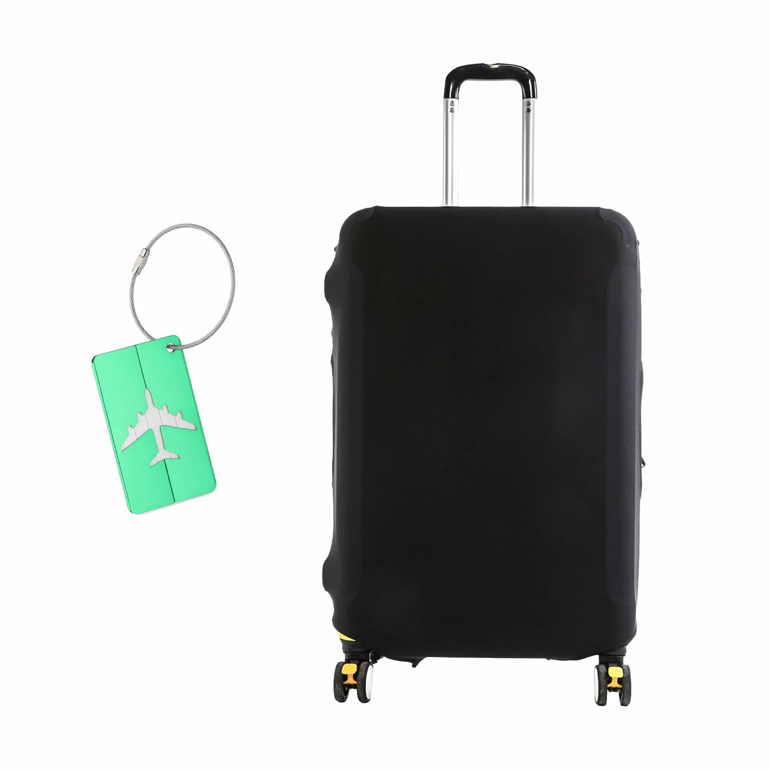 Elastique Housse Protection Valise Lavable 18-32 Pouces Luggage Cover avec Étiquette de Bagage
