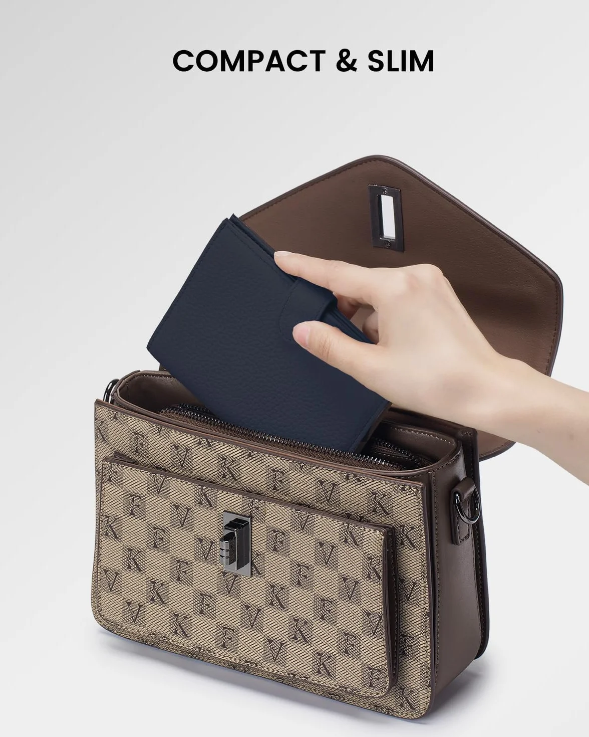 Portefeuille de voyage RFID femme cuir avec porte-cartes
