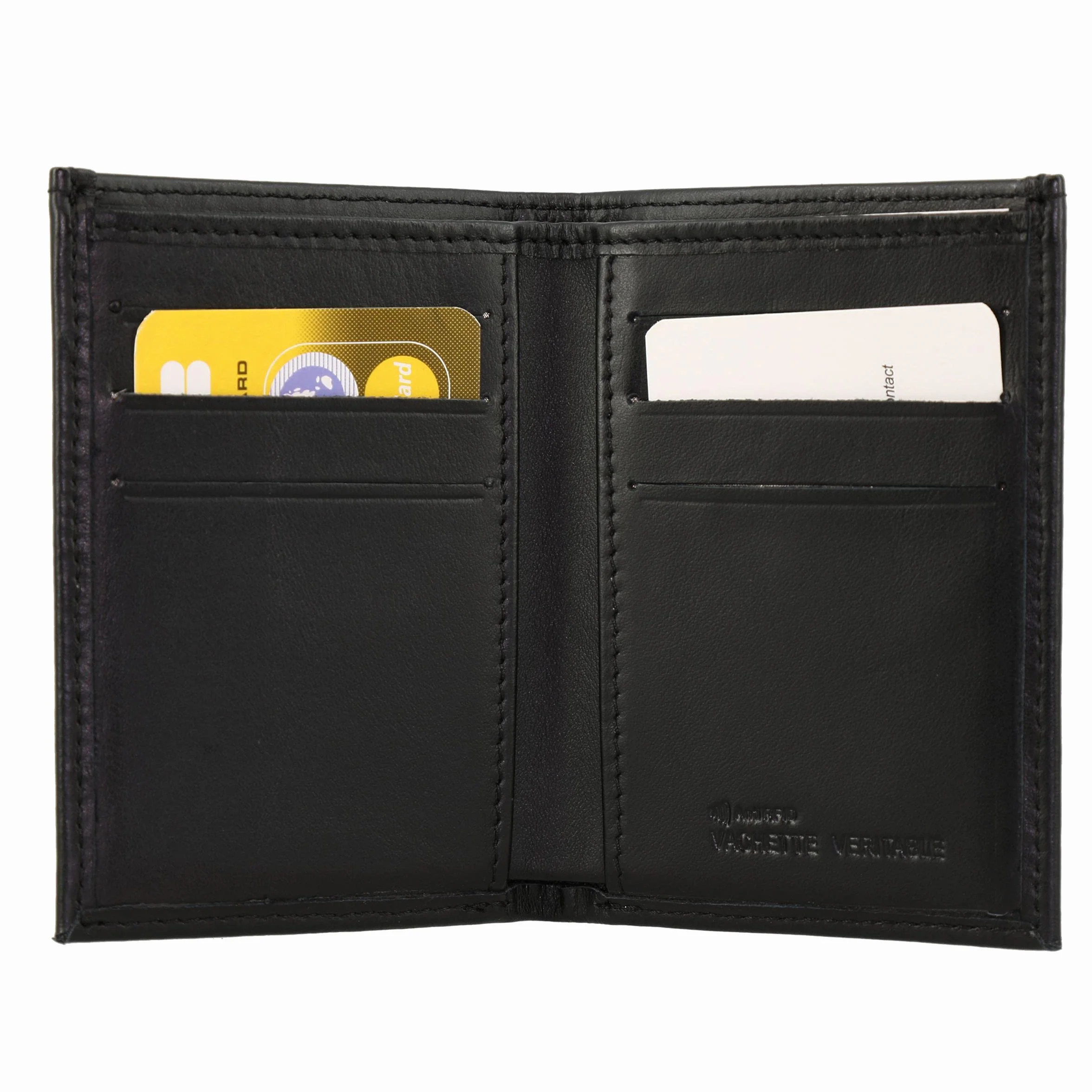 Porte-Cartes en Cuir de Vachette pour Cartes de Crédit, Fidélité et Visites, pour Femme et Homme