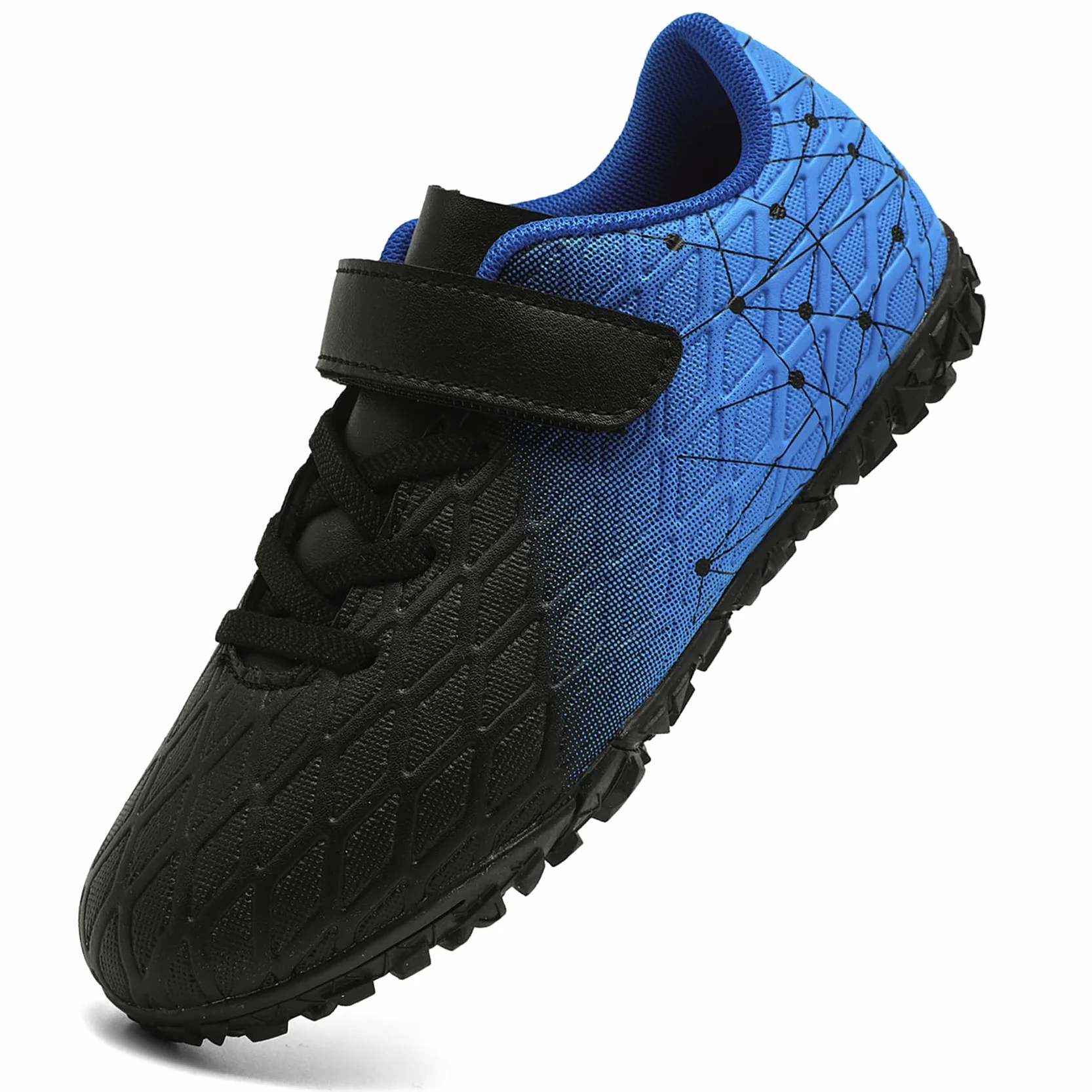 Chaussures de Football Garçon Fille Futsal Professionnelles Crampons Antidérapants Entraînement Enfant Sport