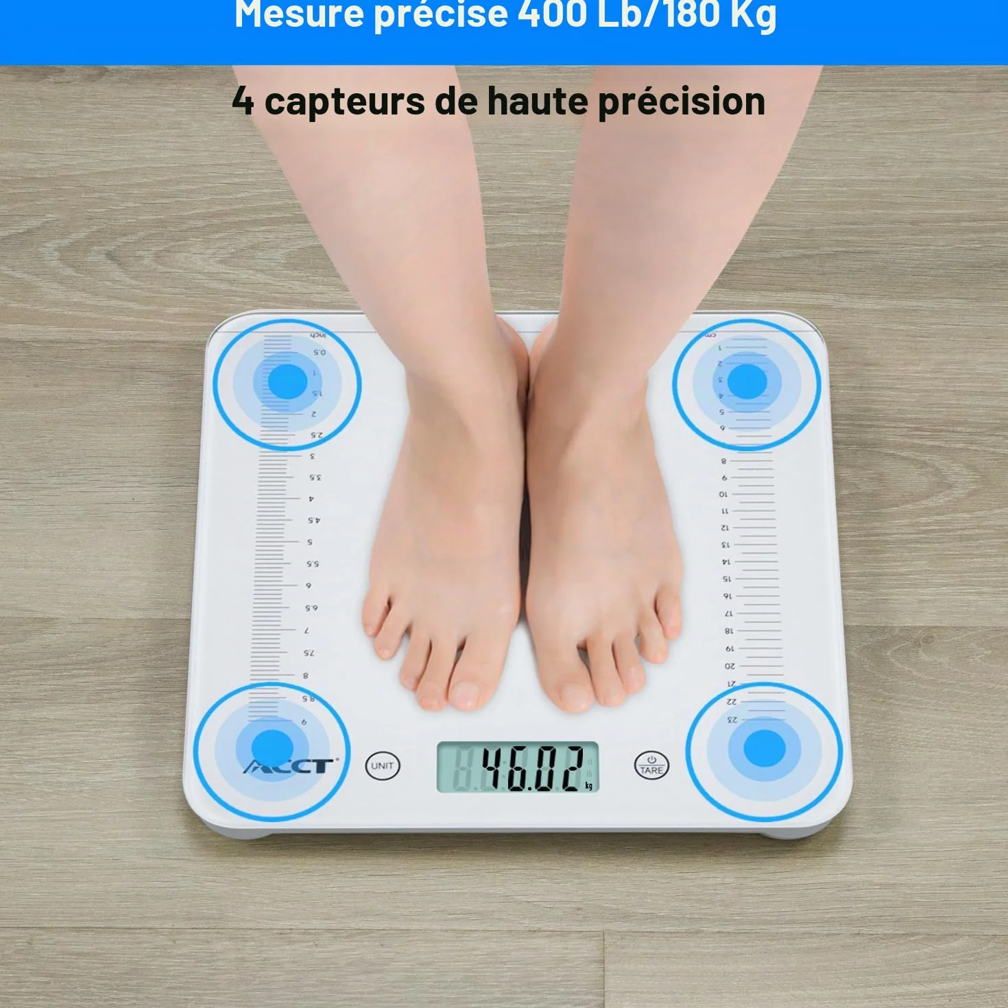 Pèse-bébé numérique 440 lb avec support amovible pour bébés, chats et chiens