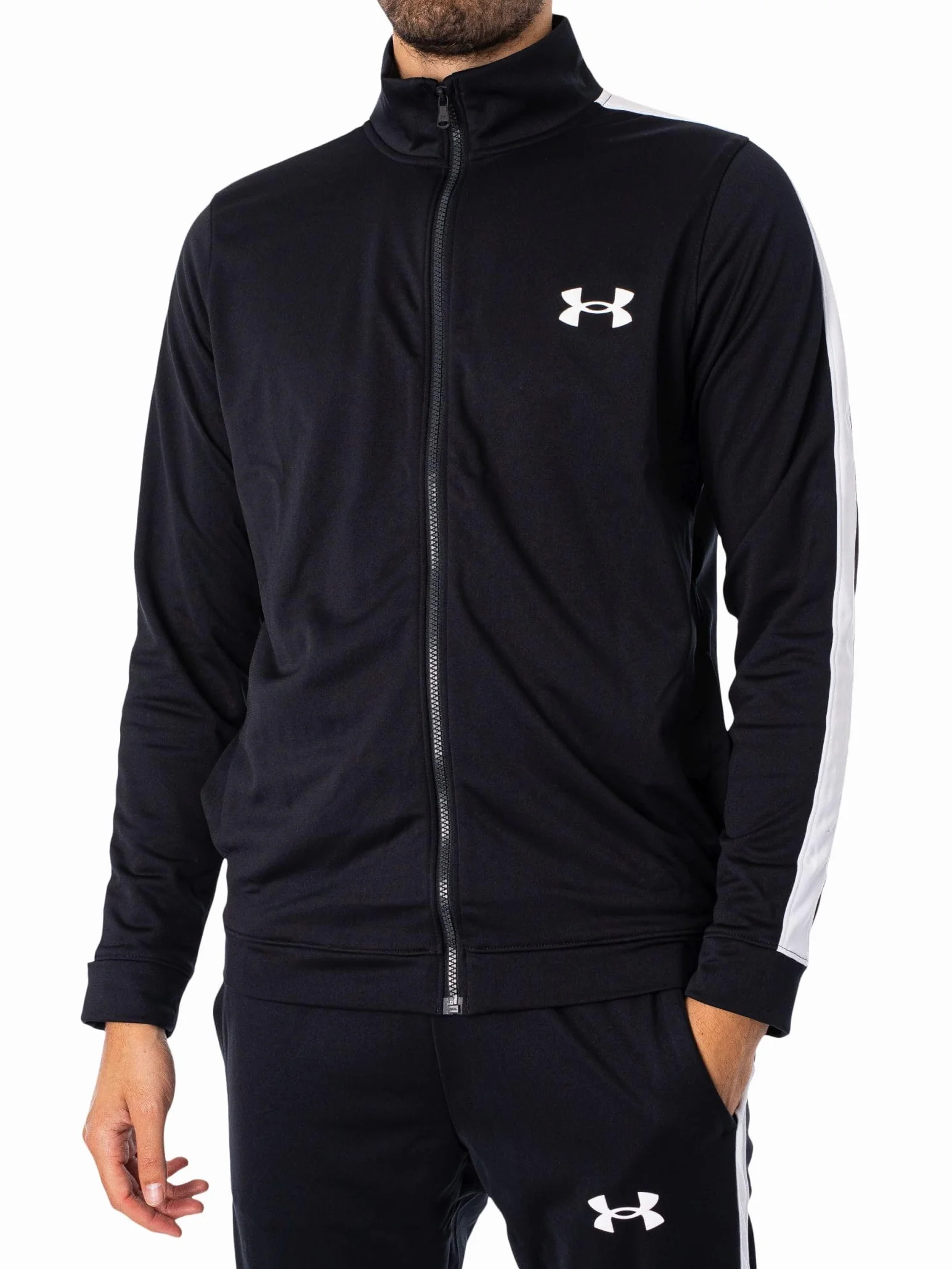 Under Armour Survêtement En Tricot Pitch Grey Black