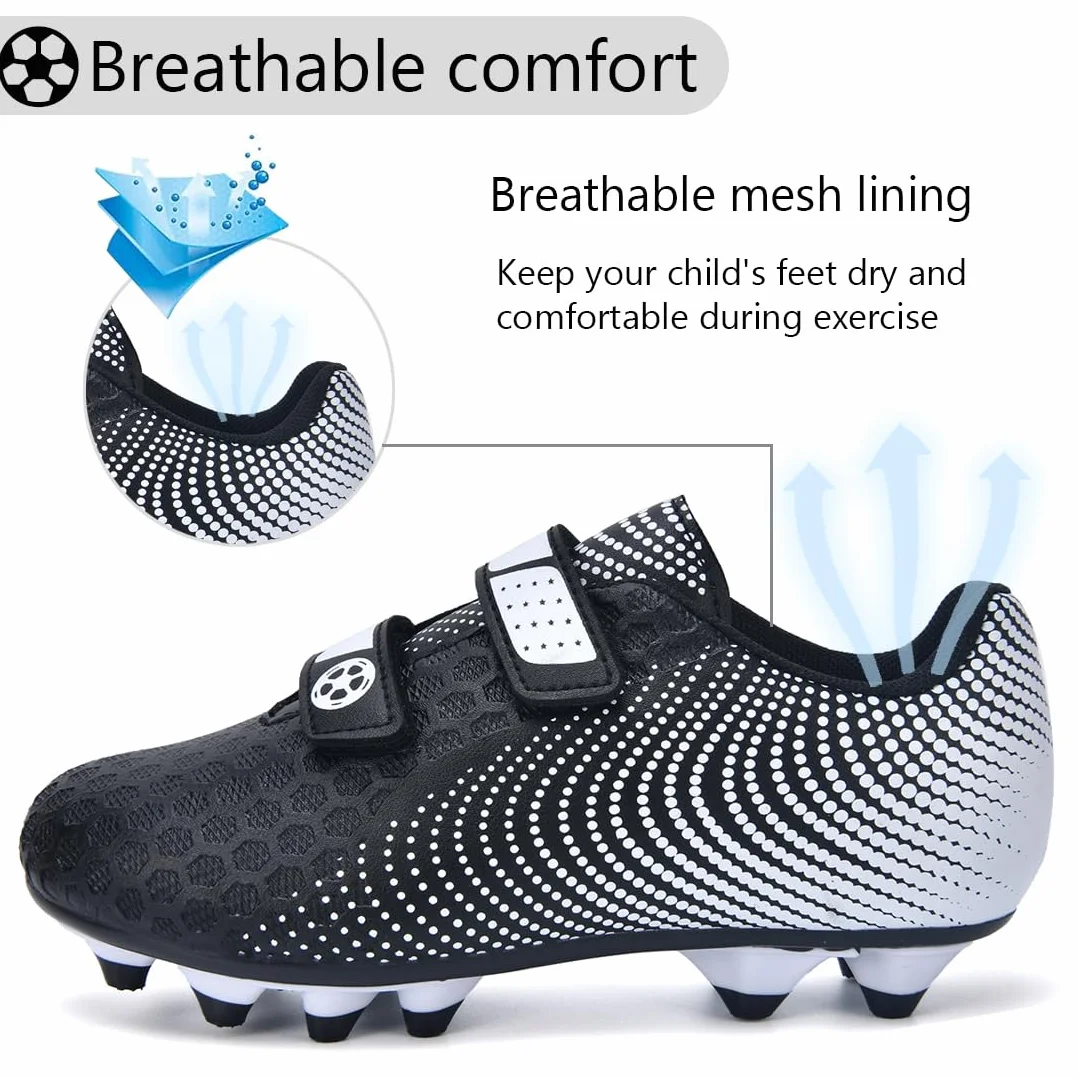 Chaussures de Football Garçon Enfant Antidérapant Basses Baskets Extérieur 28-37 EU