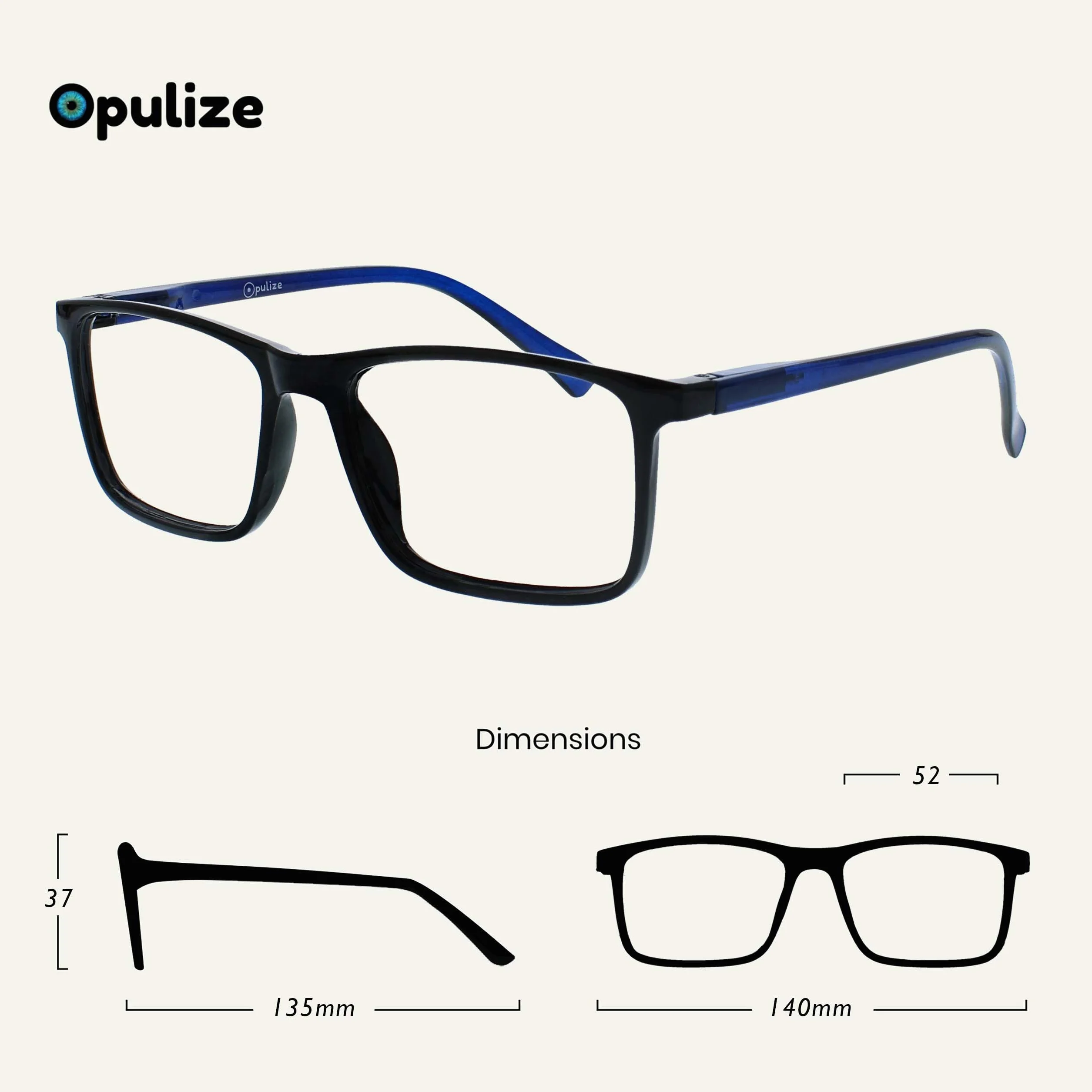 OPULIZE Ink Pack 3 Lunettes De Lecture Grand Noir Gris Rouge Hommes Femmes Charnières Ressort RRR4-17Z +2,50