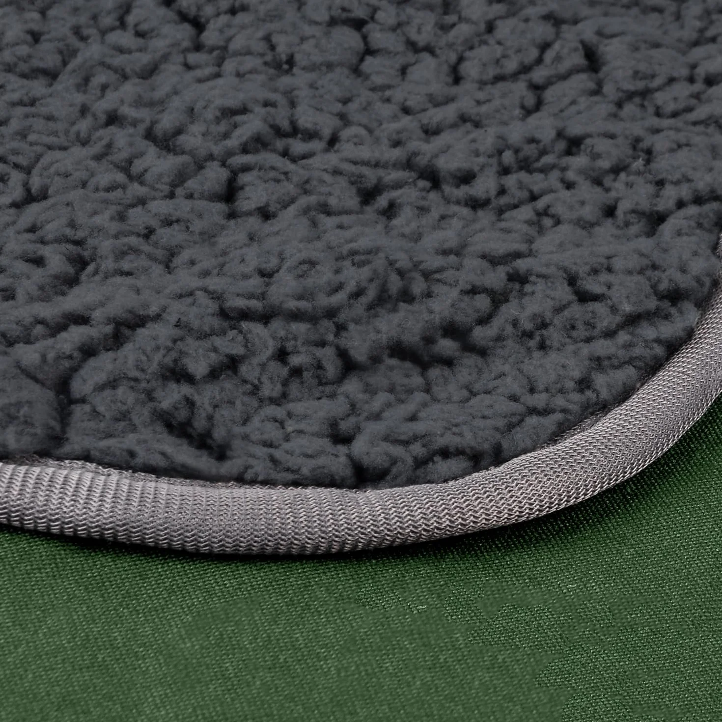 Kato Tirrinia Couverture d'extérieur imperméable Sherpa 200 x 150cm Vert/Noir