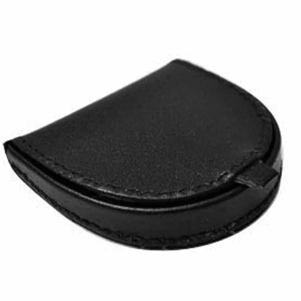 Charmoni Porte Monnaie Cuir véritable Homme Noir
