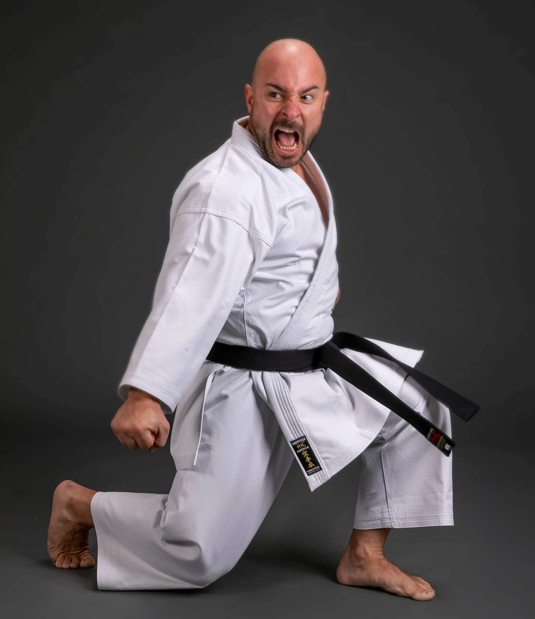 Kamikaze Kimono America Karaté Entraînement Compétition Kata