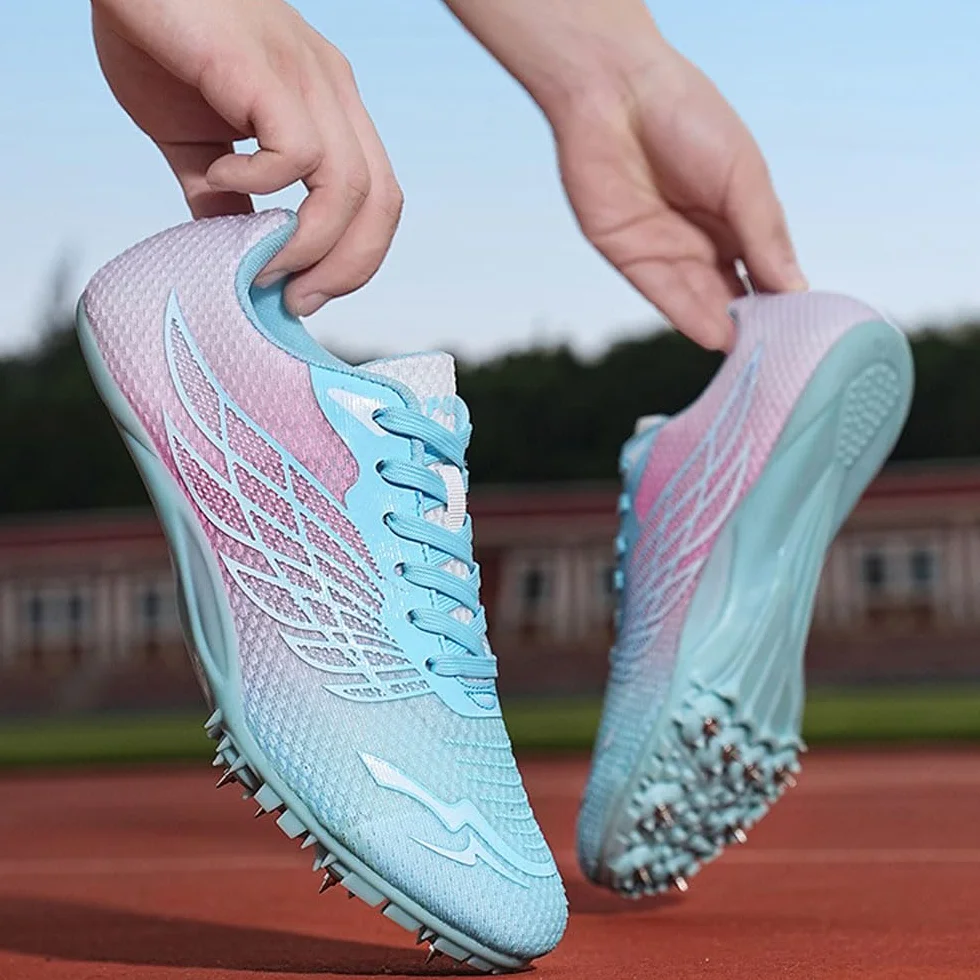 Chaussures de Course Pointes d'Athlétisme 8 Clous Hommes Antidérapantes 35-45 EU