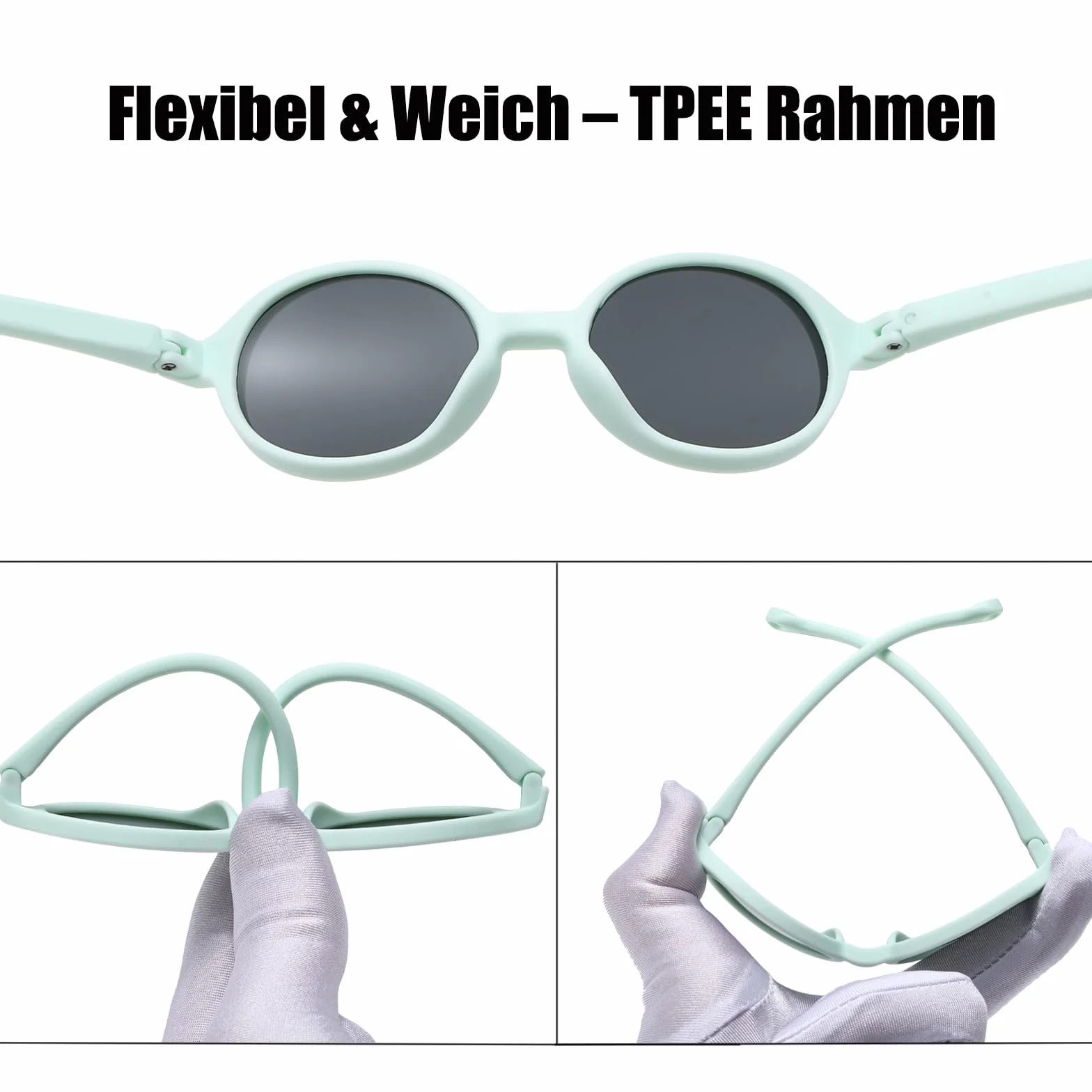 Lunettes de soleil polarisées bébé 0-3 ans lanières