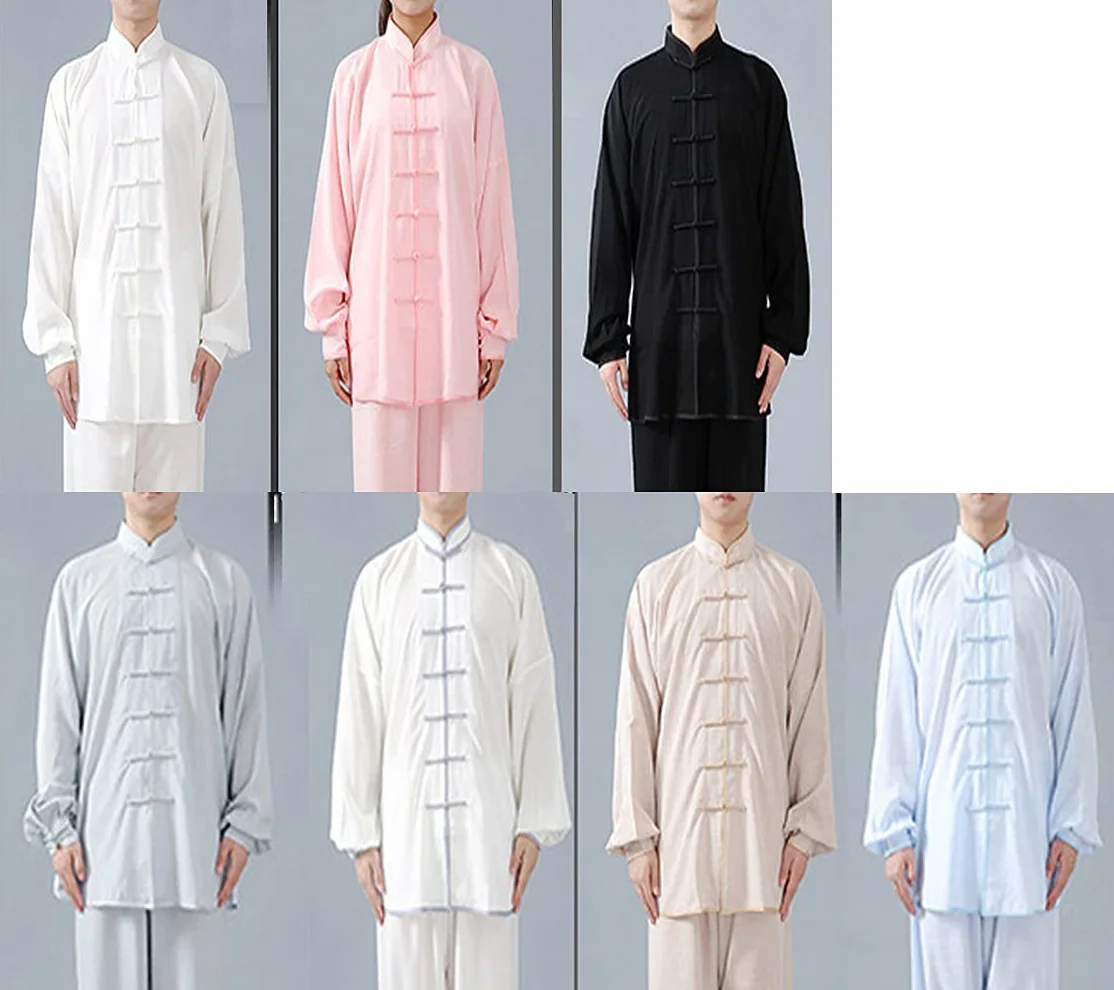 Coton et Lin Tai Chi Vêtements Uniforme Kung Fu pour Arts Martiaux
