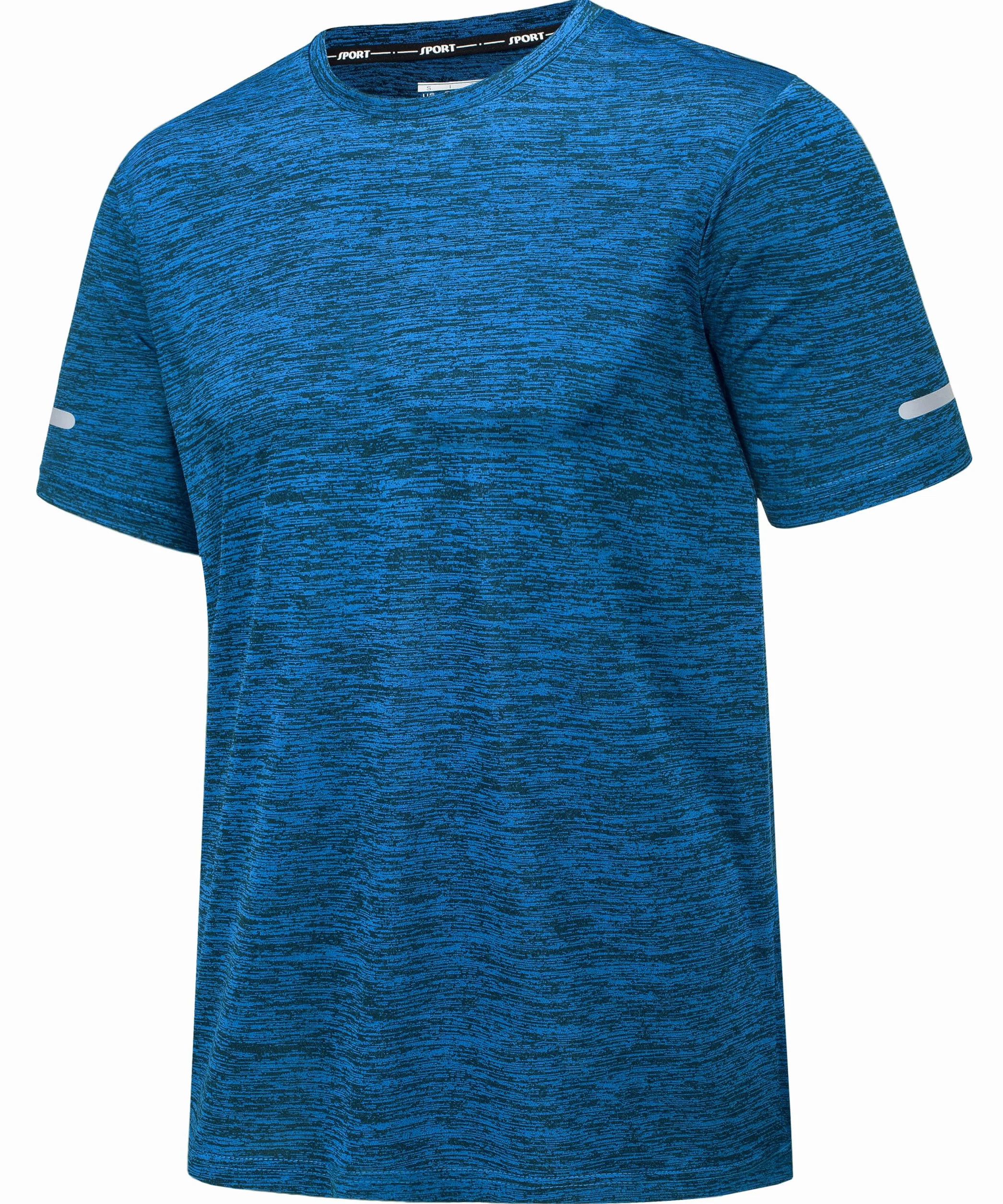 MAGCOMSEN T-Shirt Homme Respirante Séchage Rapide Manches Courtes Fitness Course