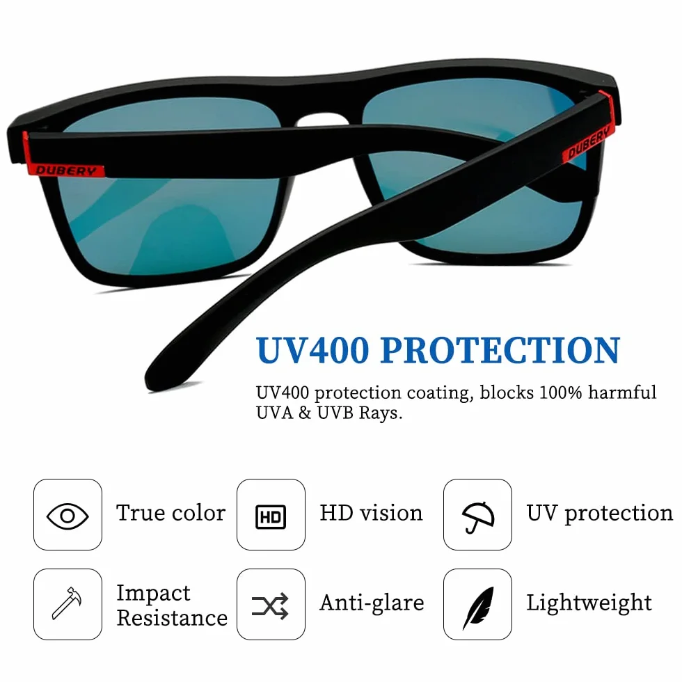 Lunettes polarisées homme femme conduite cyclisme pêche rétro protection UV