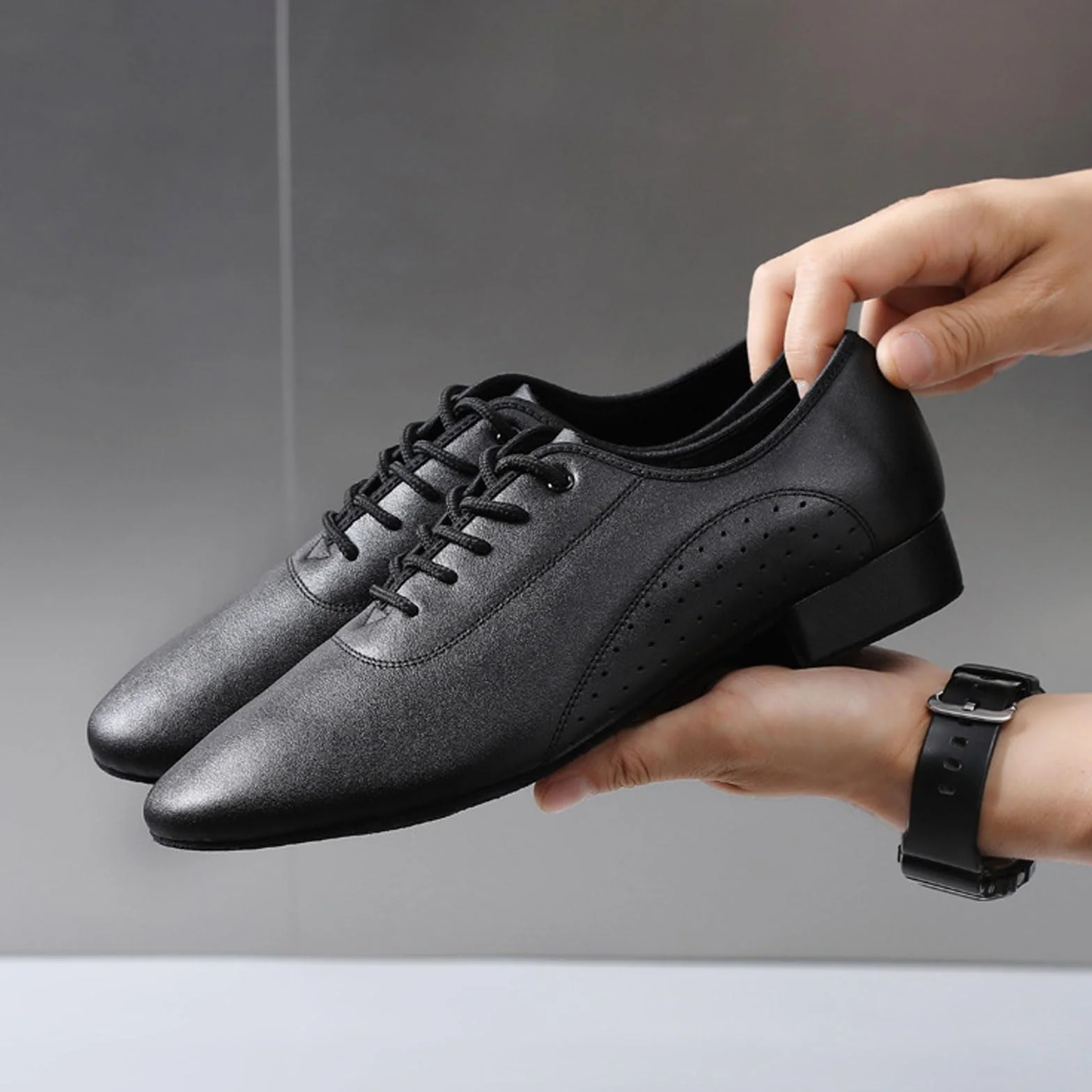 Chaussures de Danse Homme, Performance Latine, Lacets Unies, Souple pour Danse Moderne