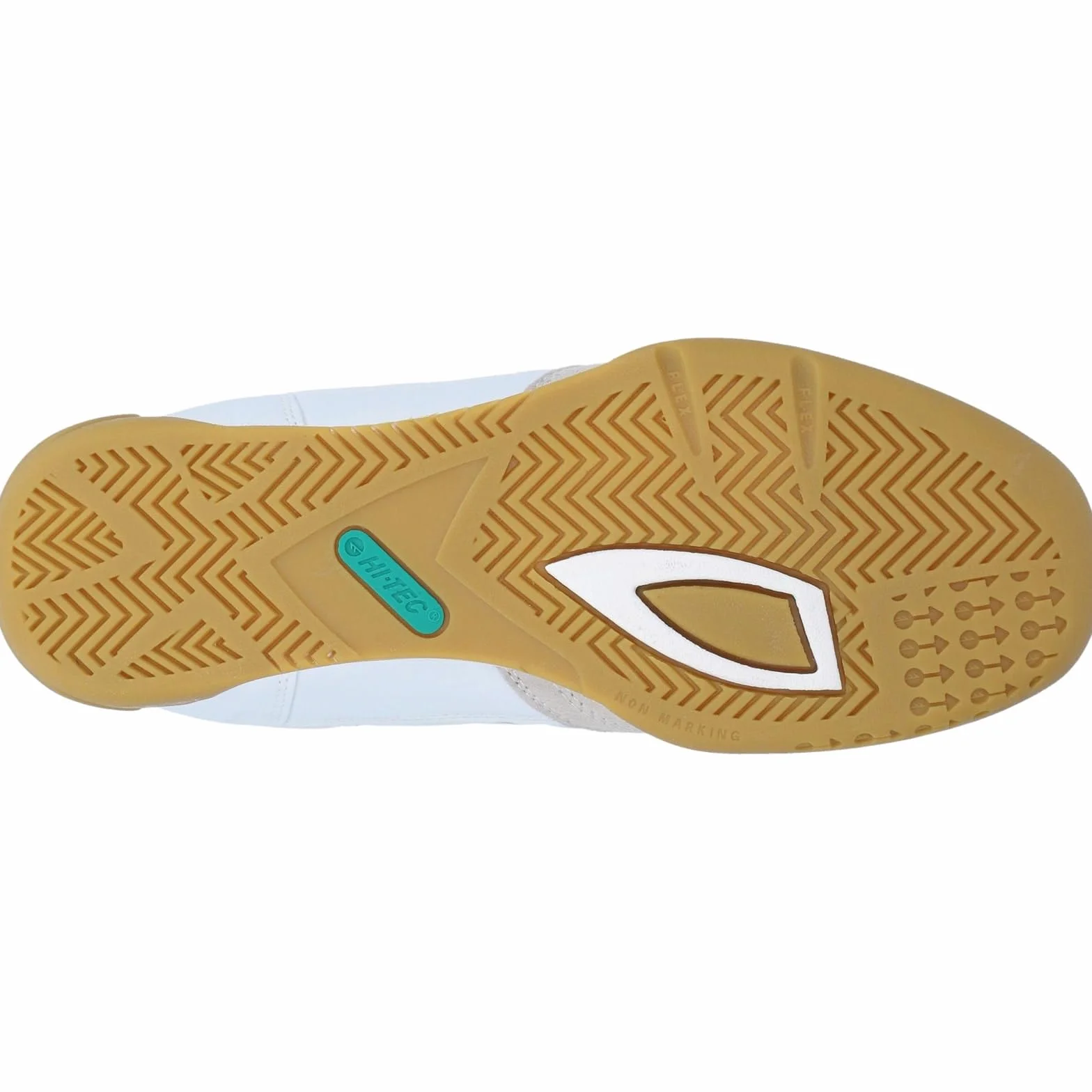 Hi-Tec Squash Classic Court Trainers Blanc Vert 011