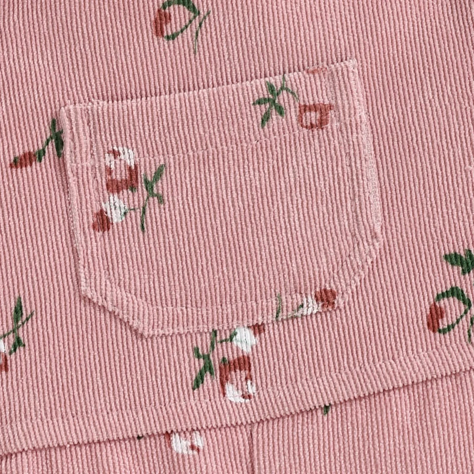 Ensemble Vêtements Bébé Fille Haut Manches Longues Tricot Côtelé Pantalon Bretelles Floral Poches