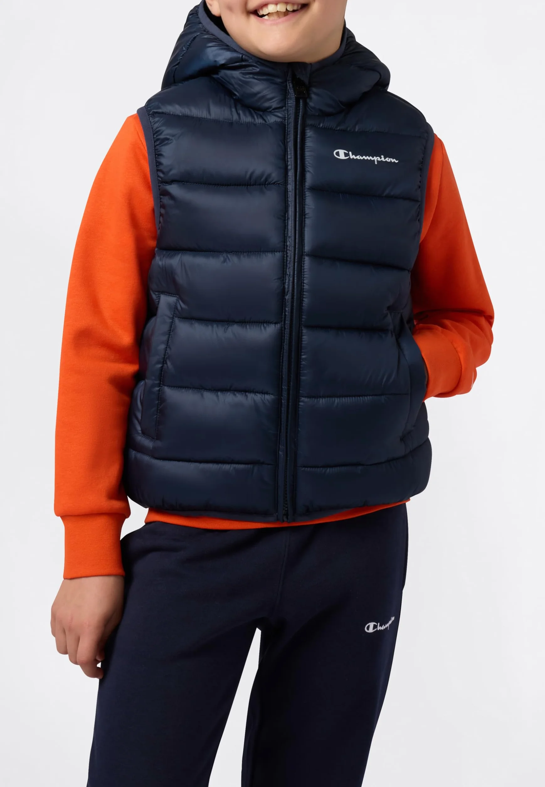 Champion Gilet Legacy bleu M garçon