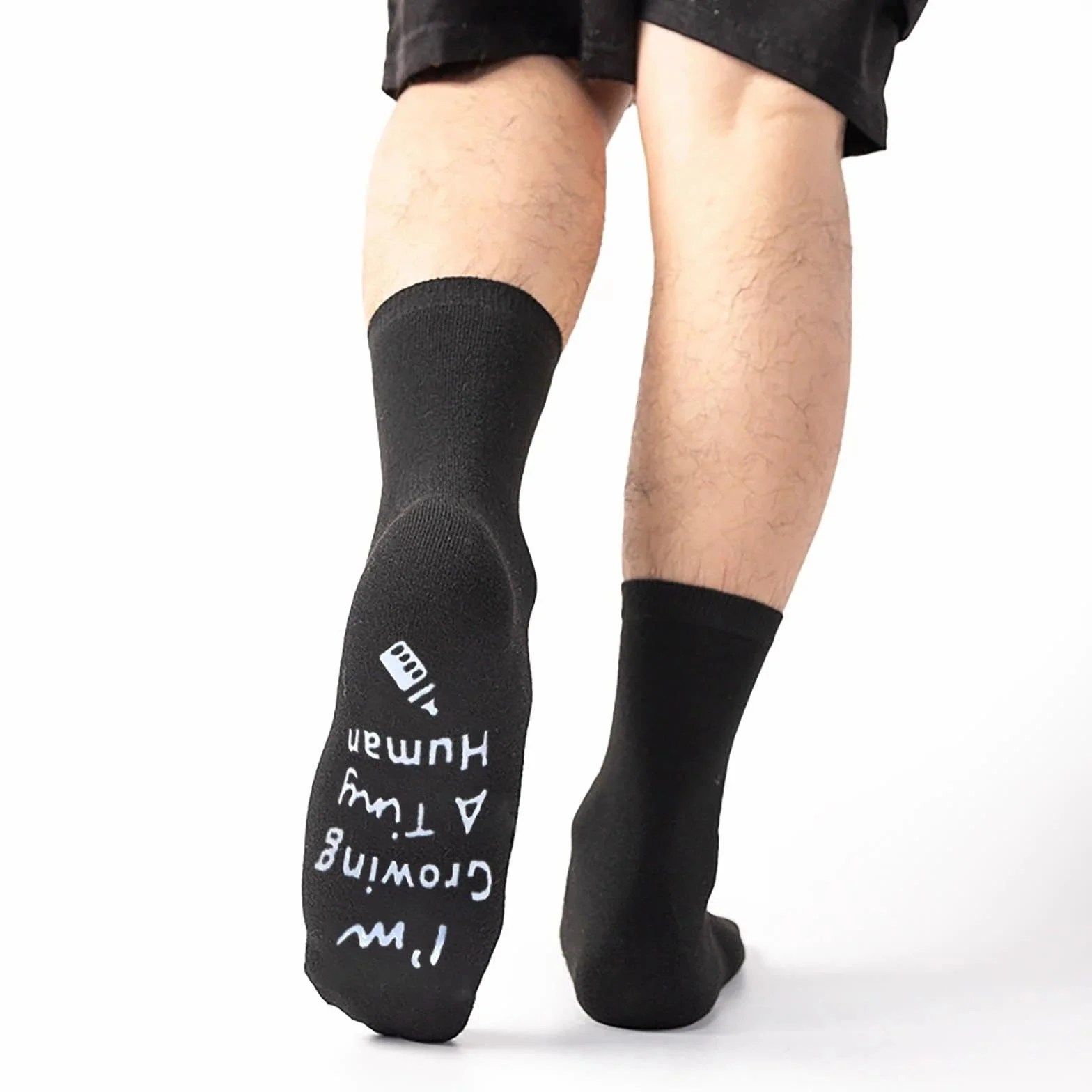 Chaussettes de maternité confortables antidérapantes en coton pour futures mamans