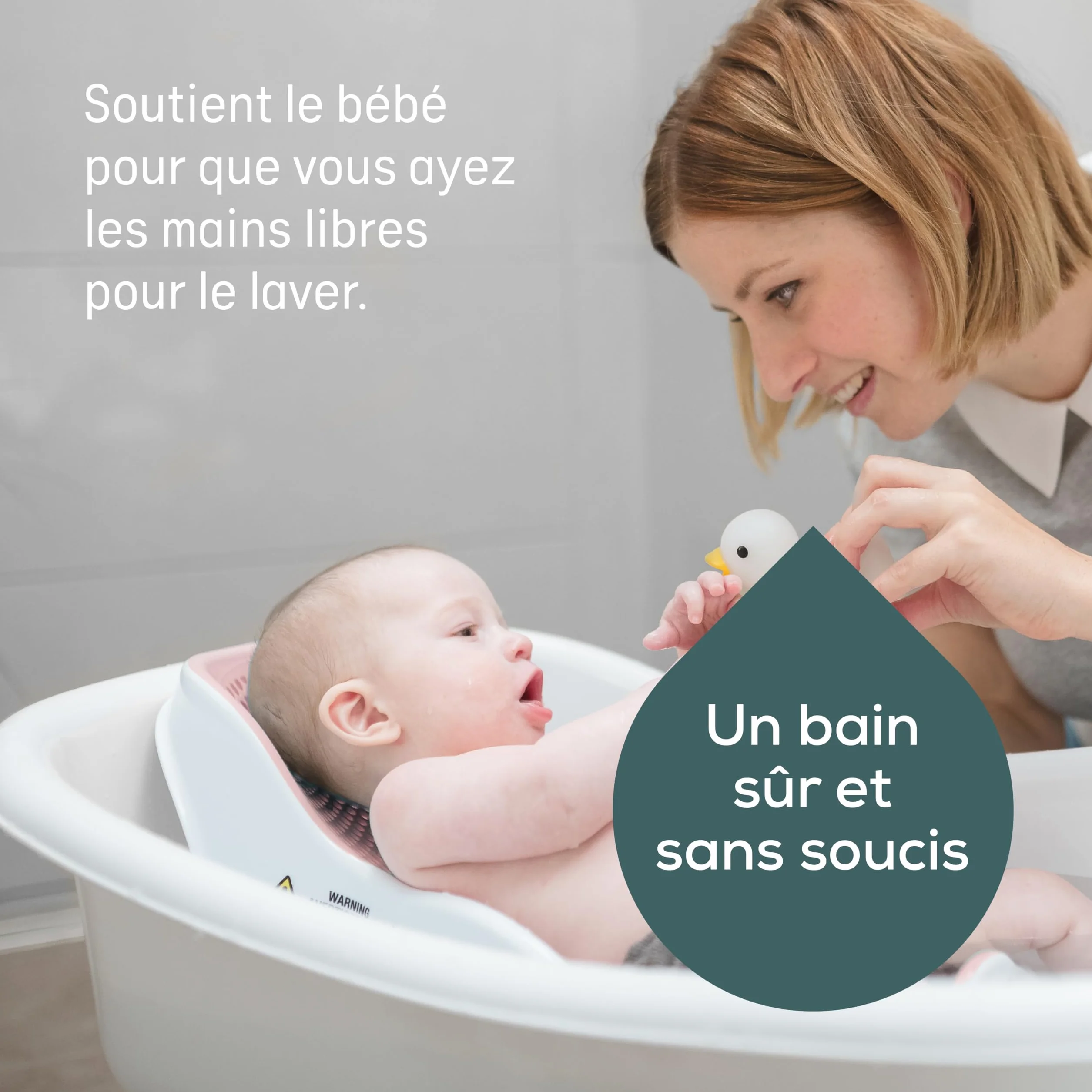 Angelcare Transat de Bain Fit Rose