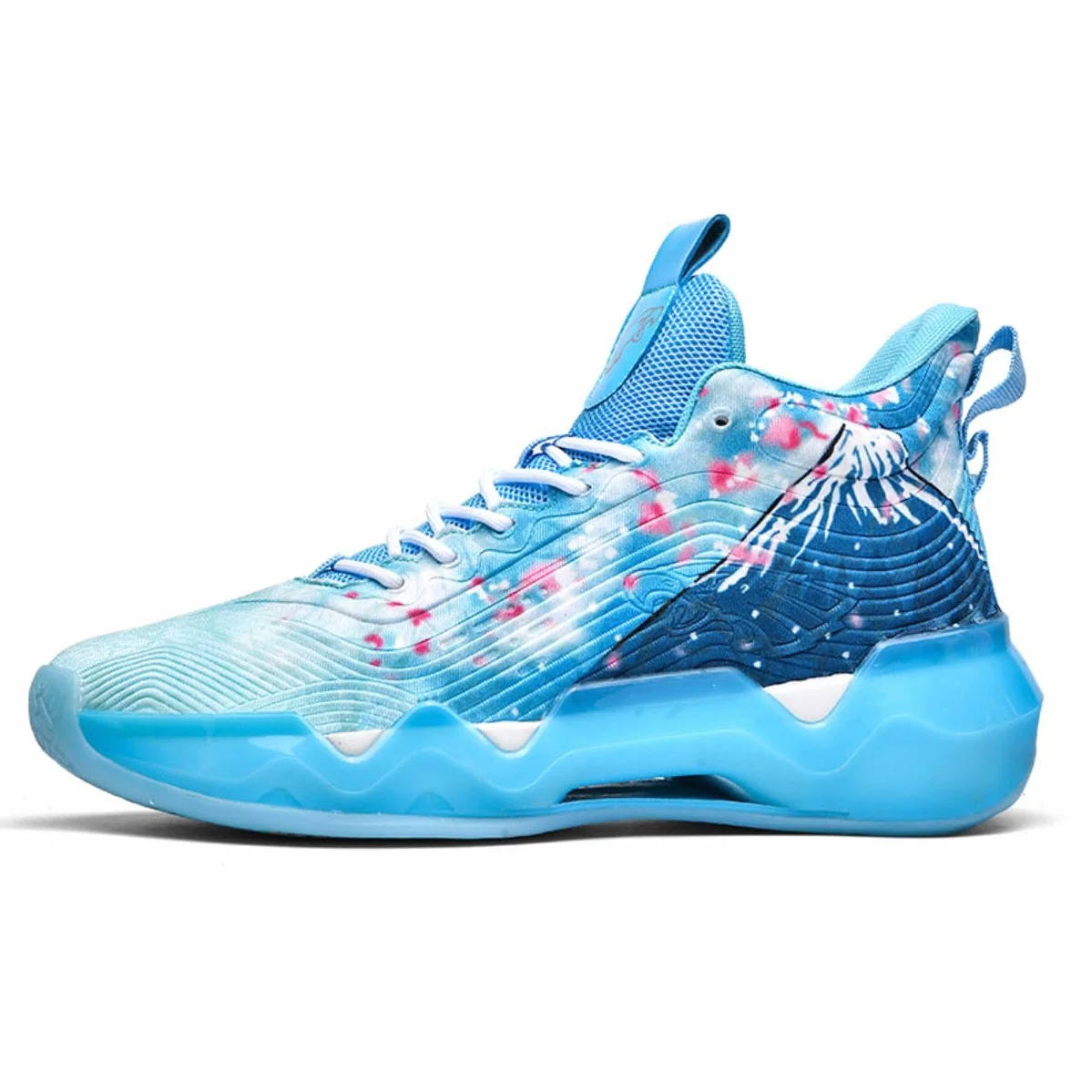Chaussures de Basket High Top Respirant Antidérapant Hommes Femmes Jeunes Filles